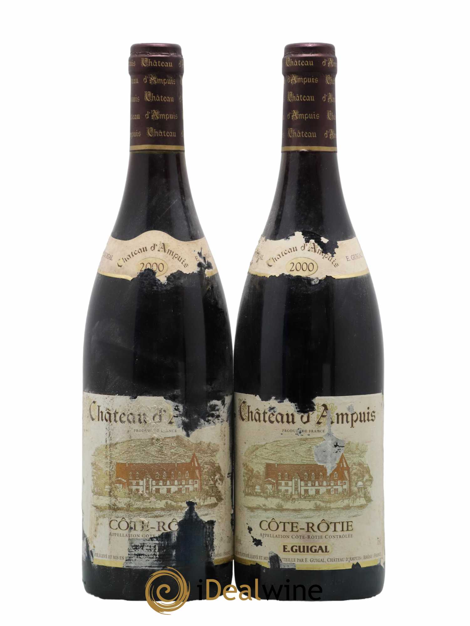 Côte-Rôtie Château d'Ampuis Guigal 2000 - Lot de 2 bouteilles - 0