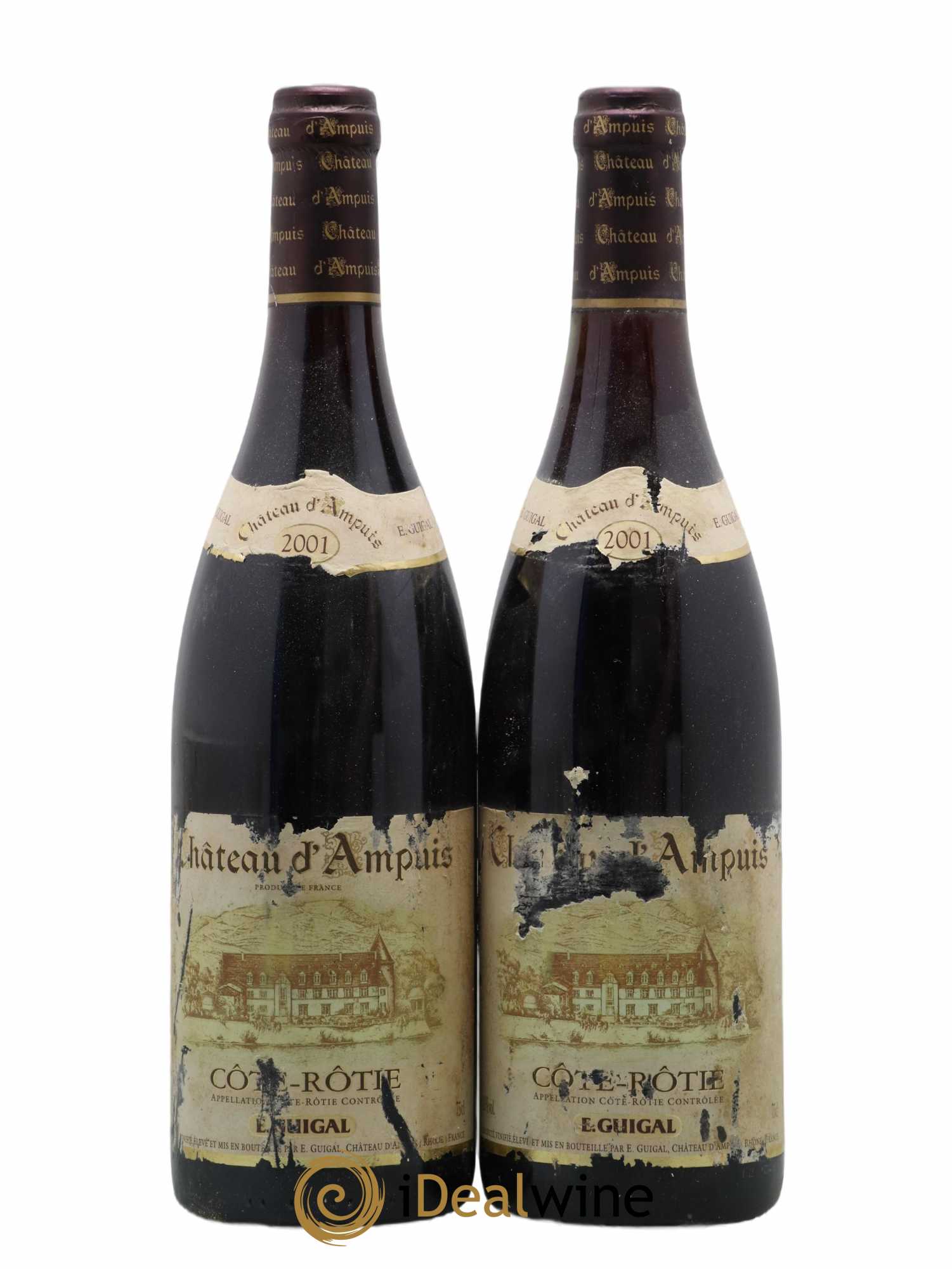 Côte-Rôtie Château d'Ampuis Guigal 2001 - Lot de 2 bouteilles - 0
