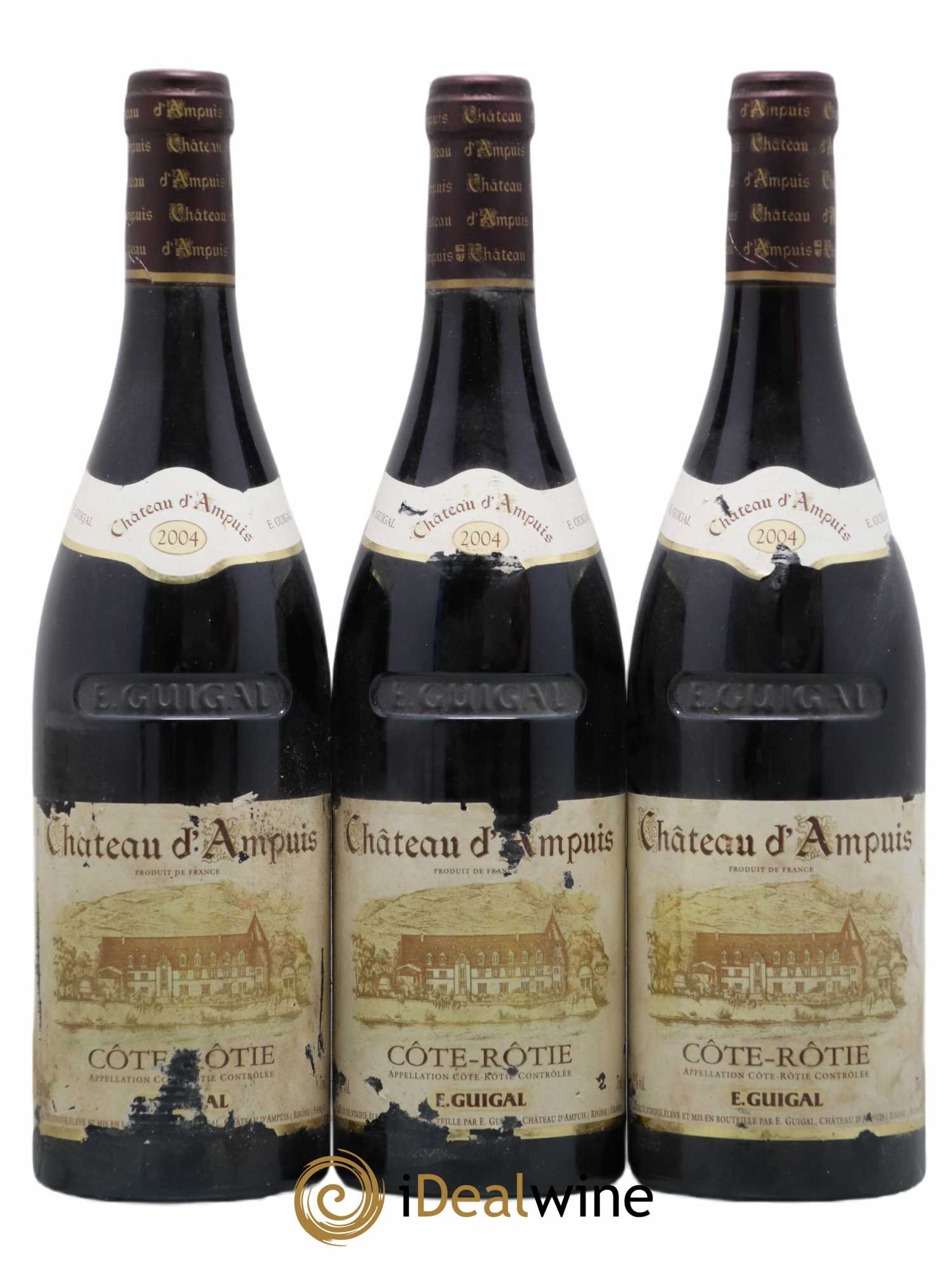 Côte-Rôtie Château d'Ampuis Guigal 2004 - Lot de 3 bouteilles - 0