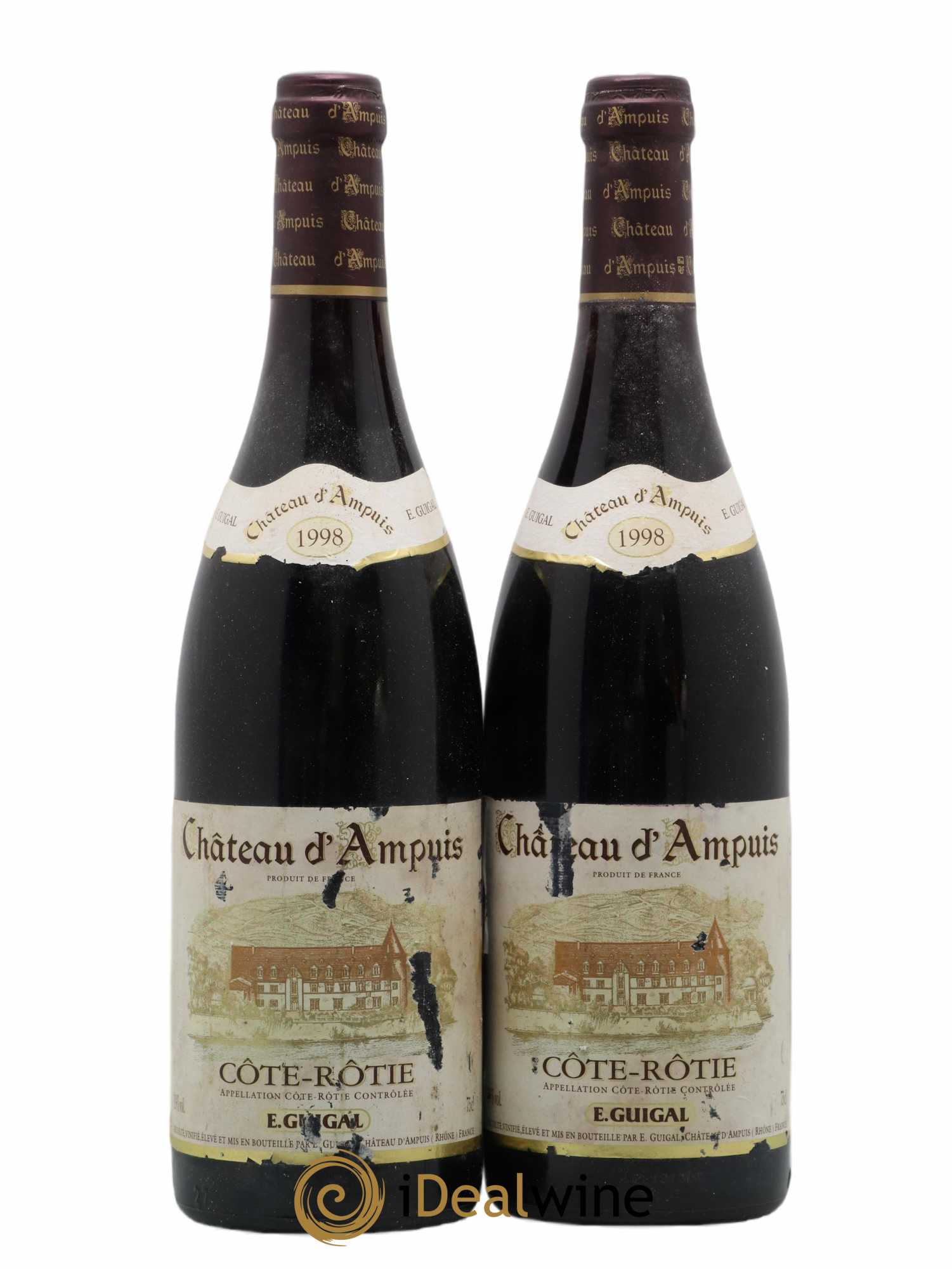 Côte-Rôtie Château d'Ampuis Guigal 1998 - Lot de 2 bouteilles - 0