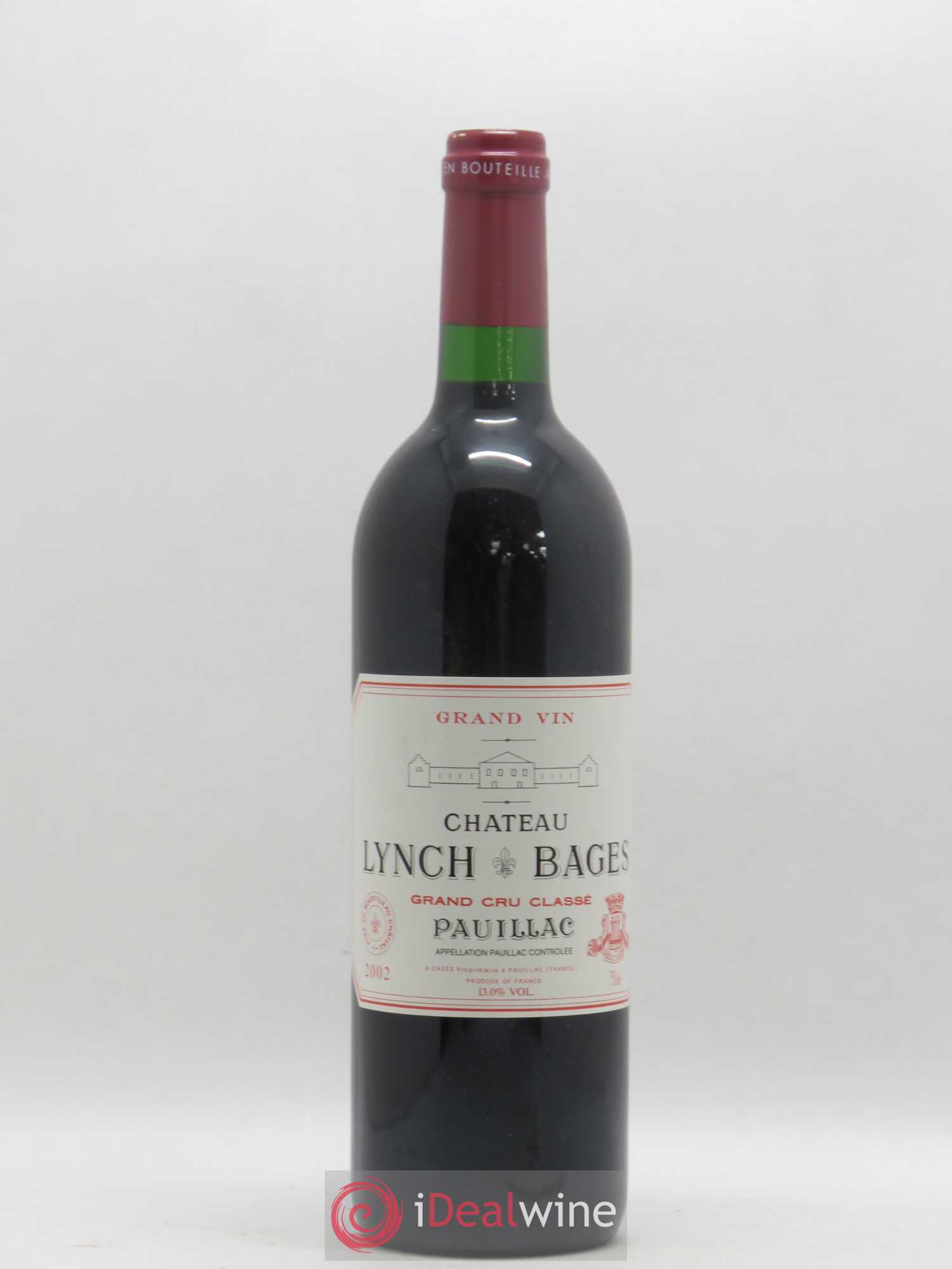 Château Lynch Bages 5ème Grand Cru Classé 2002 - Lot de 1 bouteille - 0