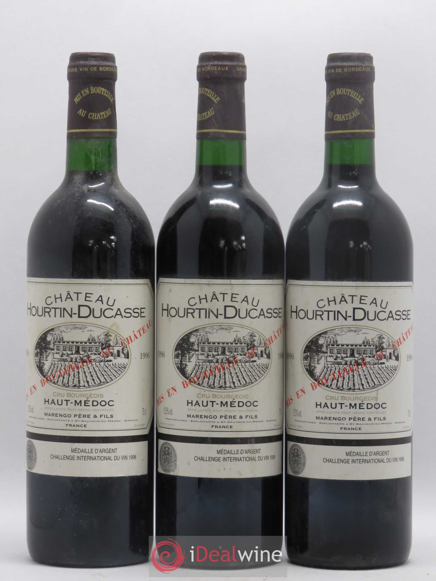 Château Hourtin Ducasse Cru Bourgeois 1996 - Lot de 6 bouteilles - 1