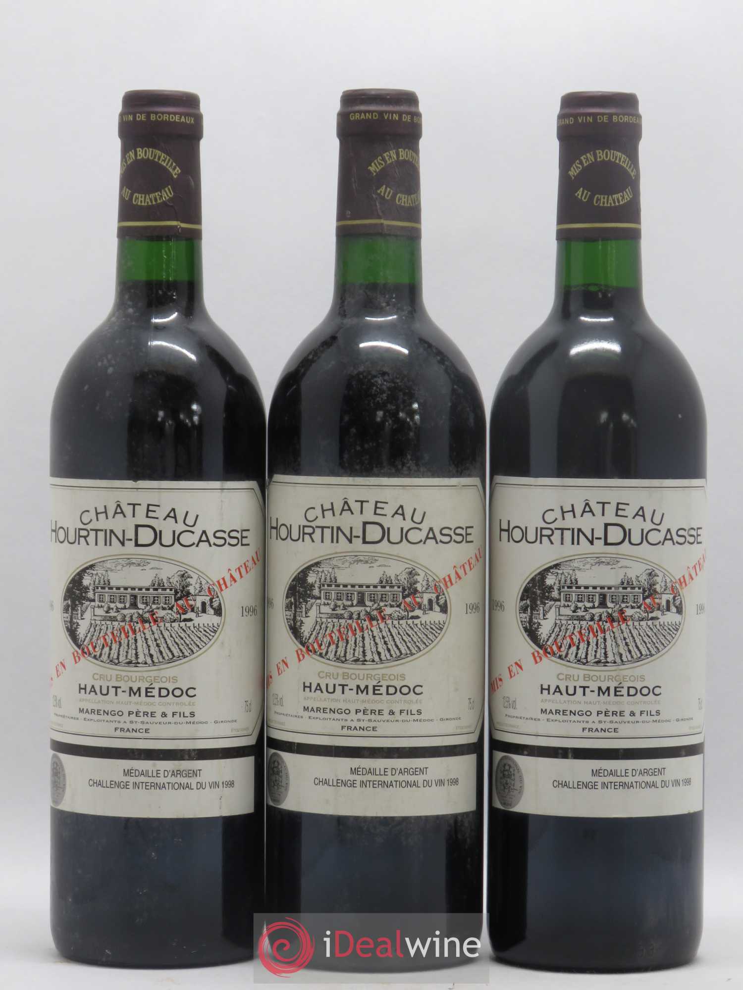 Château Hourtin Ducasse Cru Bourgeois 1996 - Lot de 6 bouteilles - 2