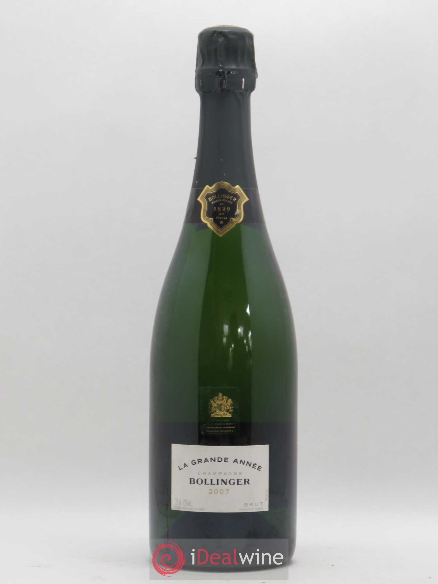 La Grande Année Brut Bollinger 2007 - Lot de 1 bouteille - 0