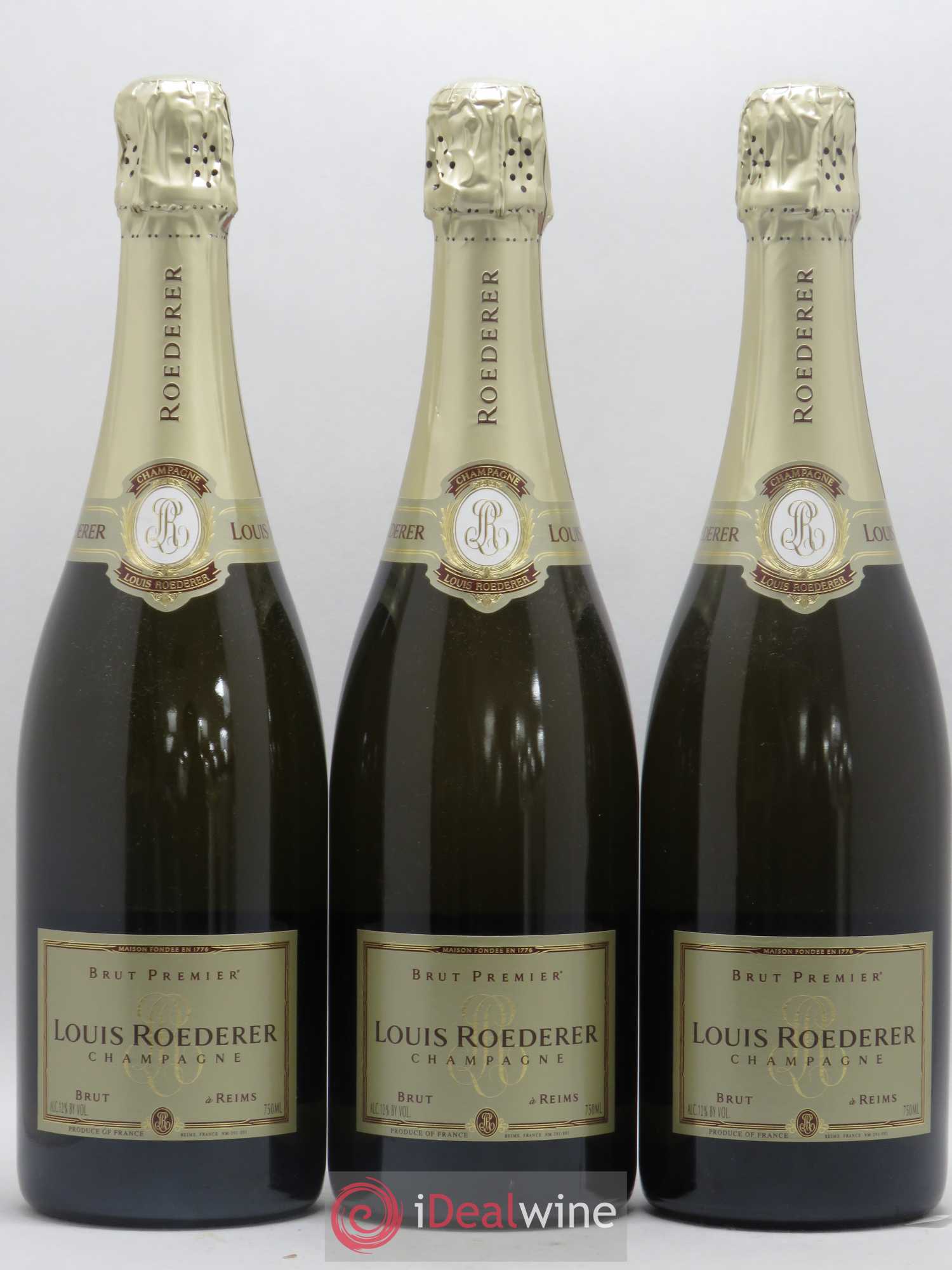 Millésimé Brut Louis Roederer - Lot de 3 bouteilles - 0