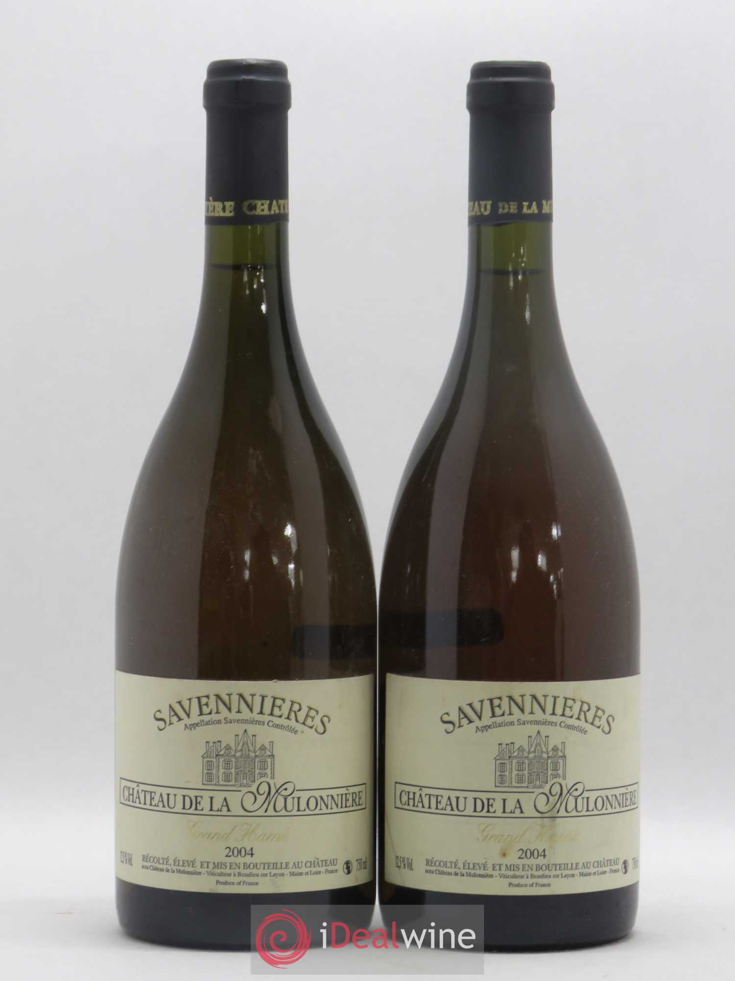 Savennières Château de La Mulonnière Grand Hamé (sans prix de réserve) 2004 - Posten von 2 Flaschen - 0