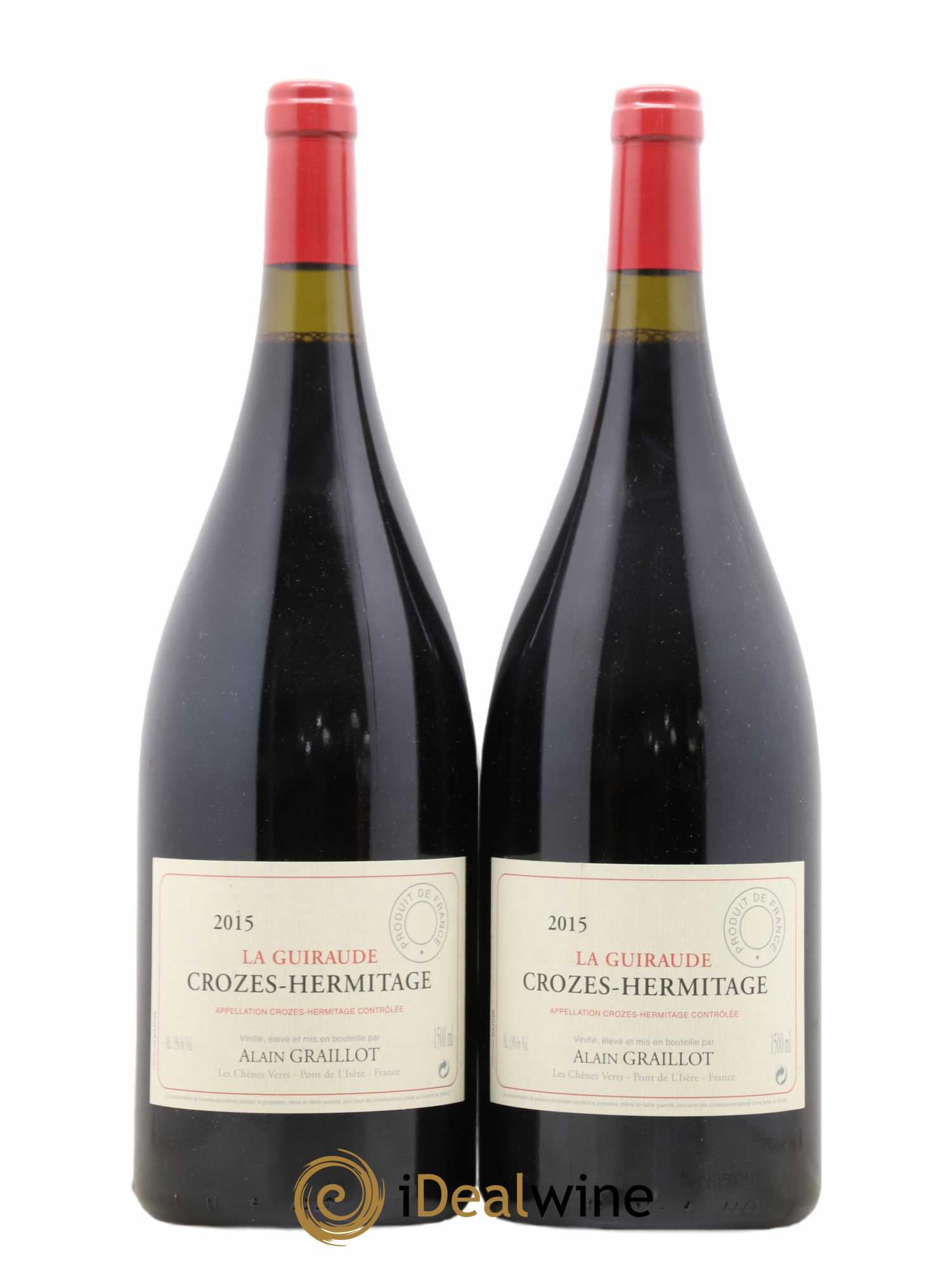 Crozes-Hermitage La Guiraude Domaine Graillot 2015 - Lot de 2 magnums - 0