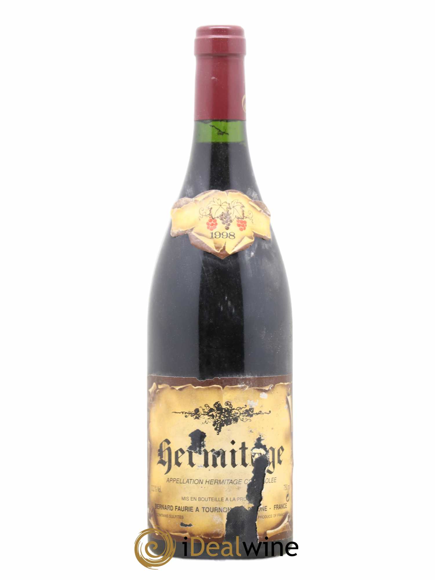 Hermitage Bernard Faurie 1998 - Lot de 1 bouteille - 0