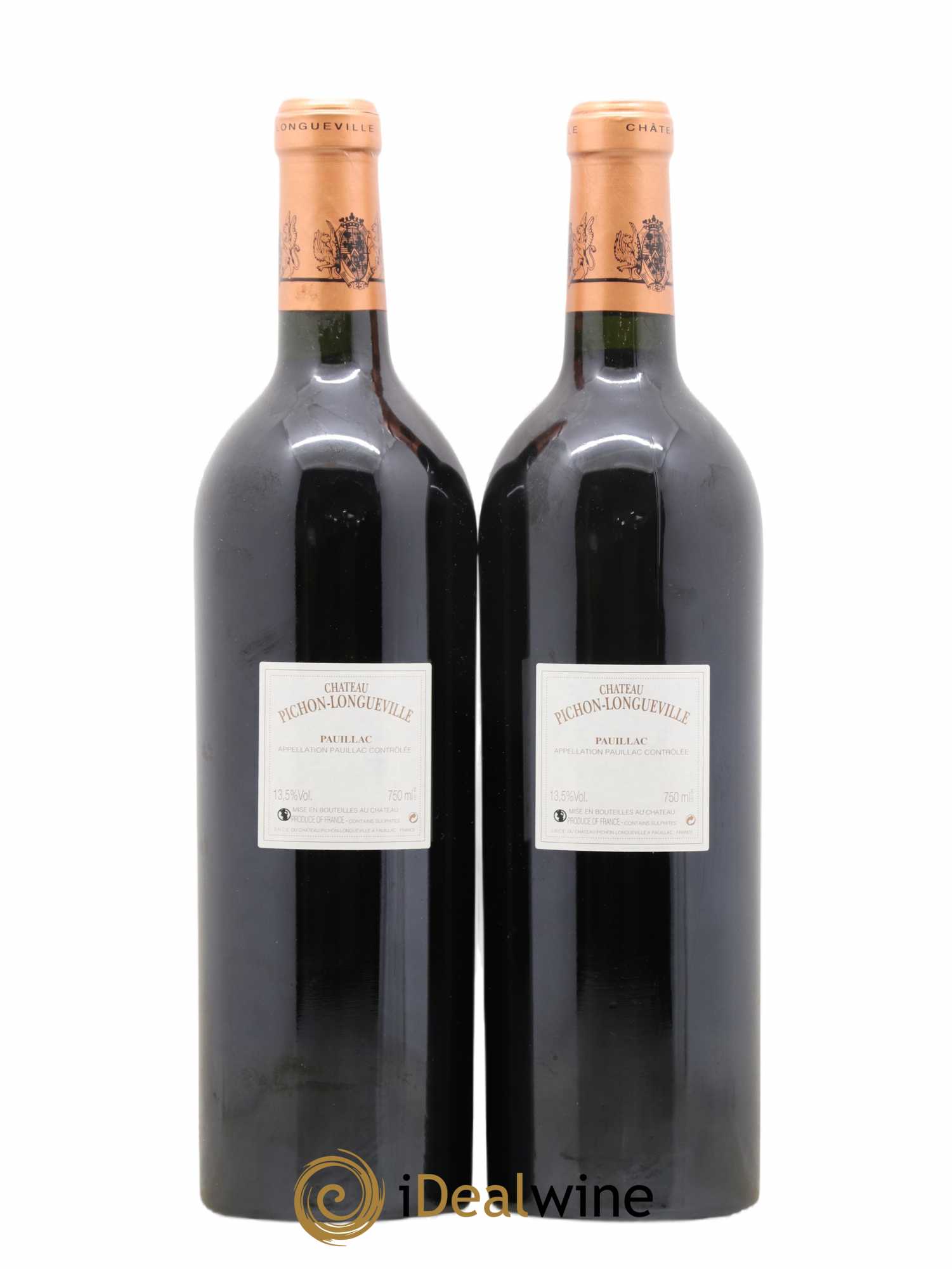 Pichon Longueville Baron 2ème Grand Cru Classé 2005 - Lot of 2 bottles - 1