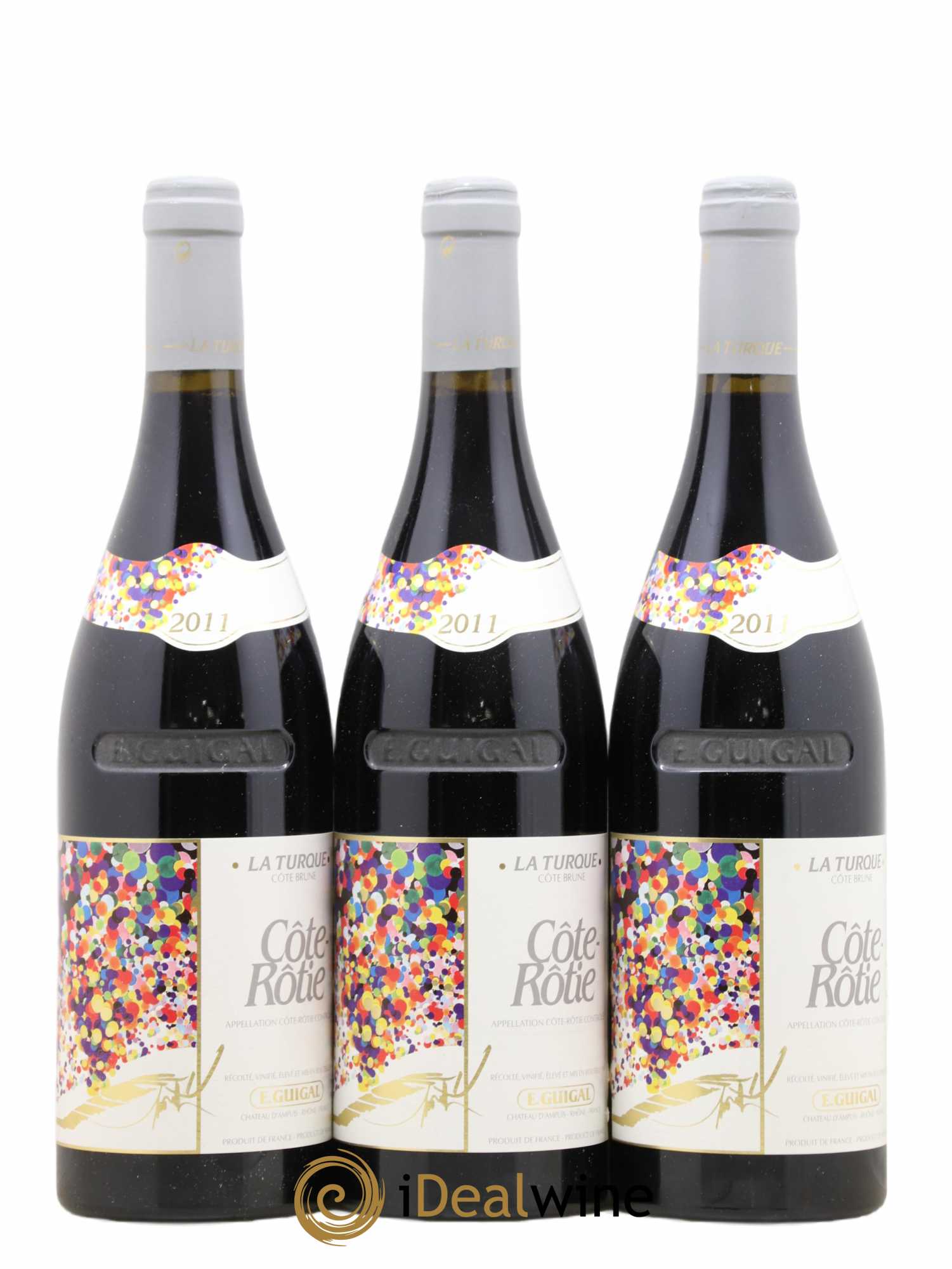 Côte-Rôtie La Turque Guigal 2011 - Lot de 3 bouteilles - 0