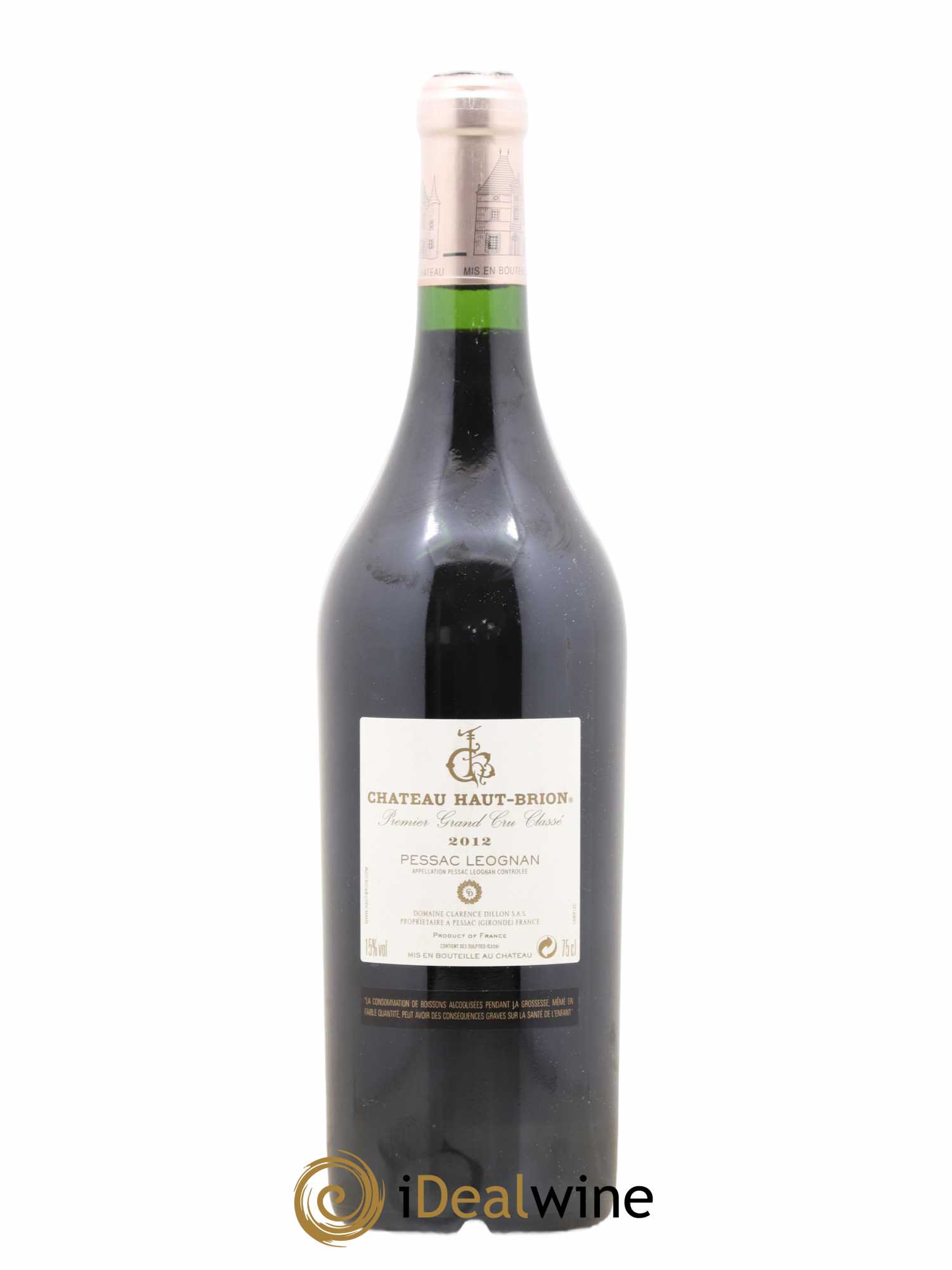 Château Haut Brion 1er Grand Cru Classé 2012 - Lot de 1 bouteille - 1