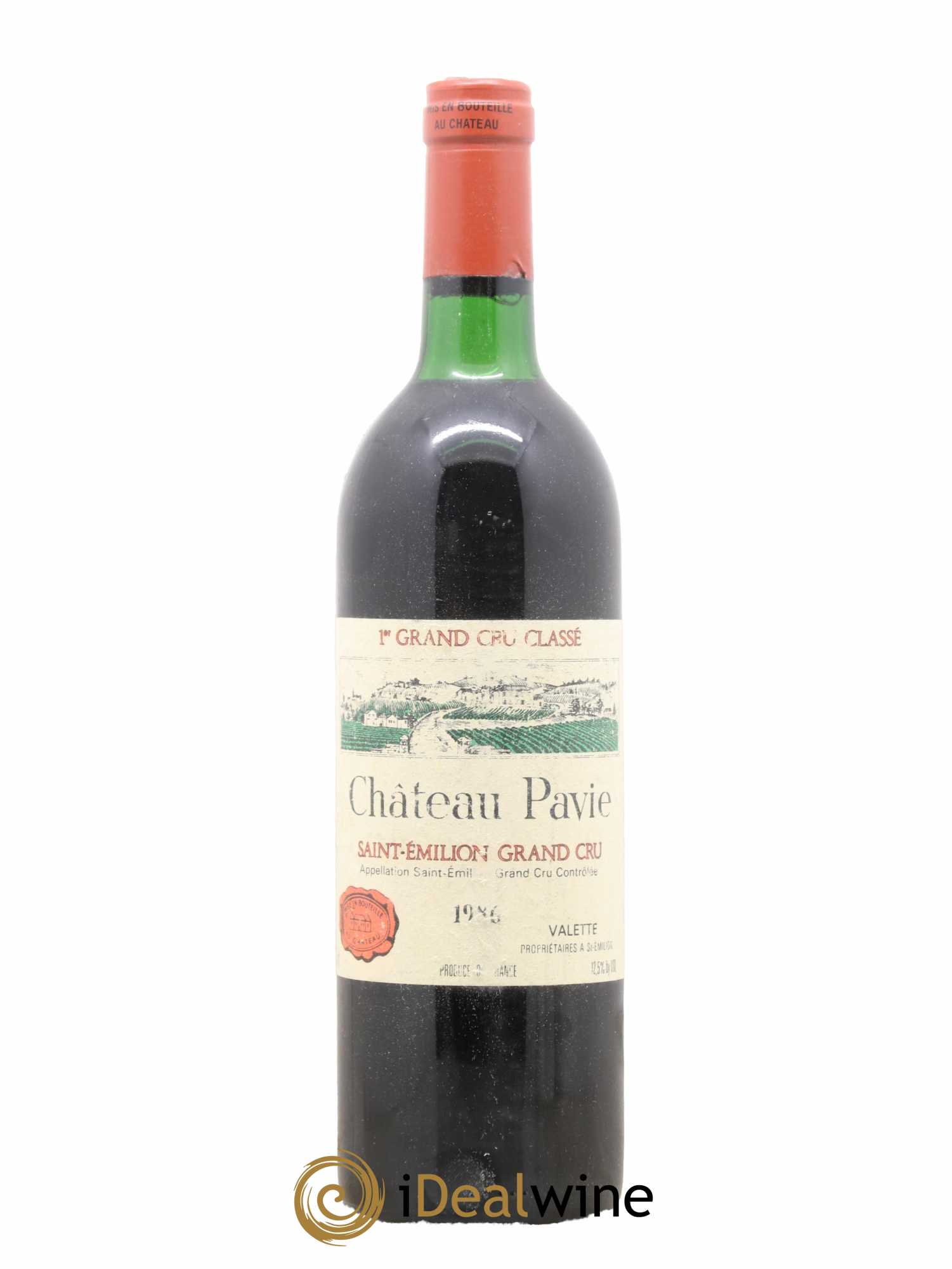 Château Pavie 1er Grand Cru Classé A 1986 - Lot de 1 bouteille - 0