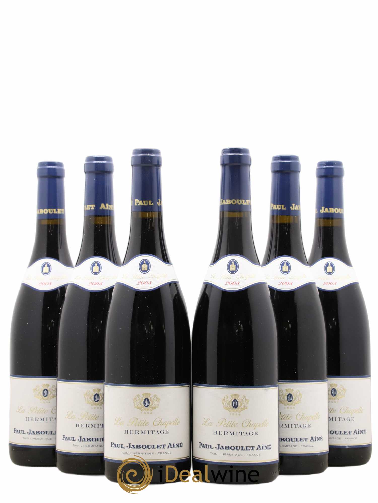 Hermitage La Petite Chapelle Paul Jaboulet Ainé 2008 - Lotto di 6 bottiglie - 0