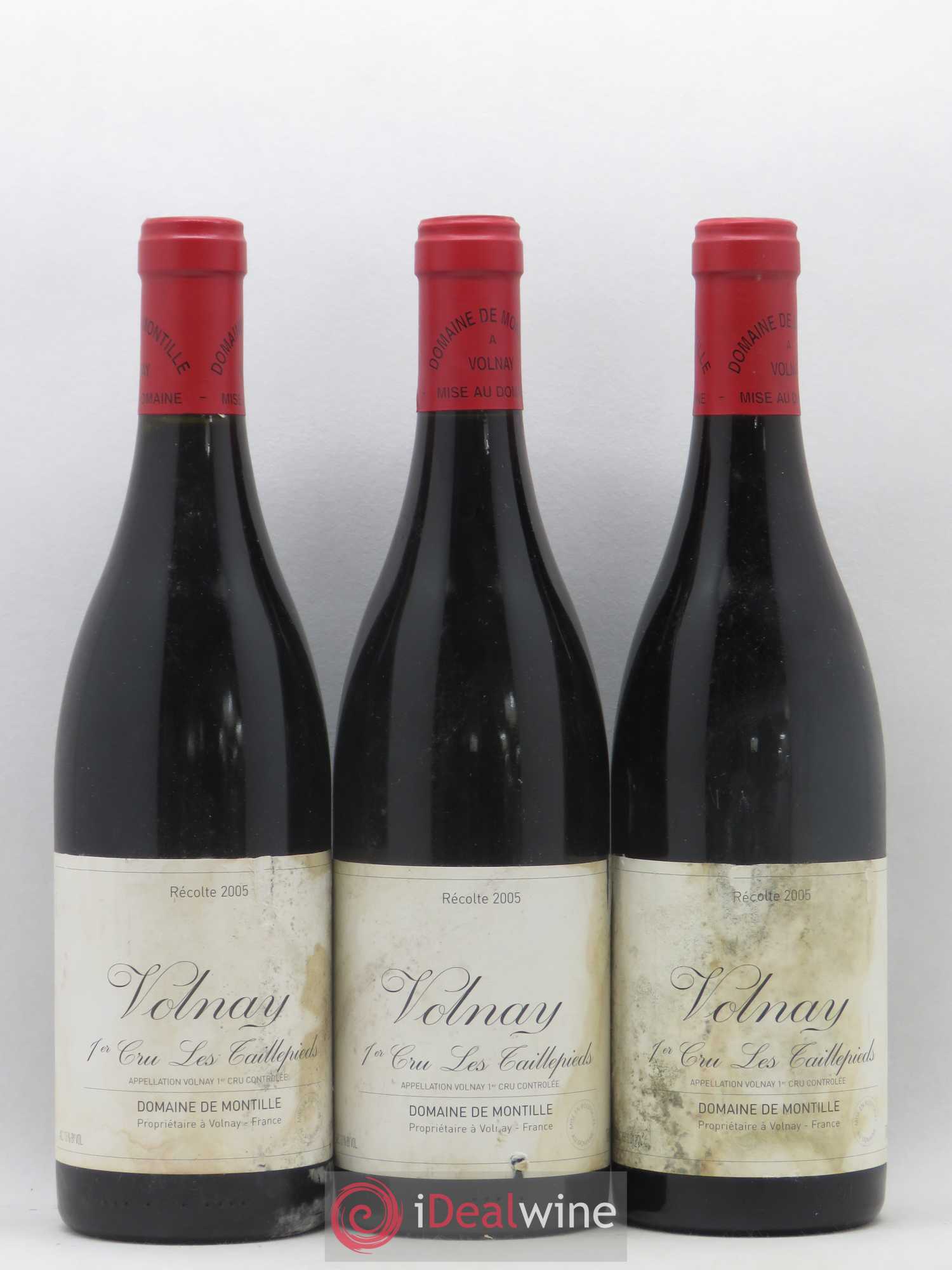 Volnay 1er Cru Les Taillepieds De Montille (Domaine) 2005 - Lot de 3 bouteilles - 0