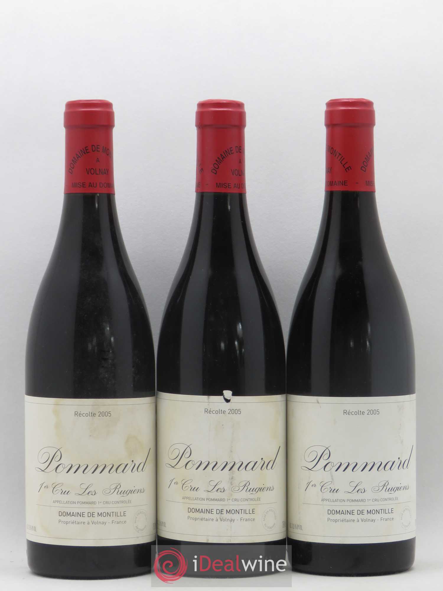 Pommard 1er Cru Les Rugiens De Montille (Domaine) 2005 - Lot de 3 bouteilles - 0