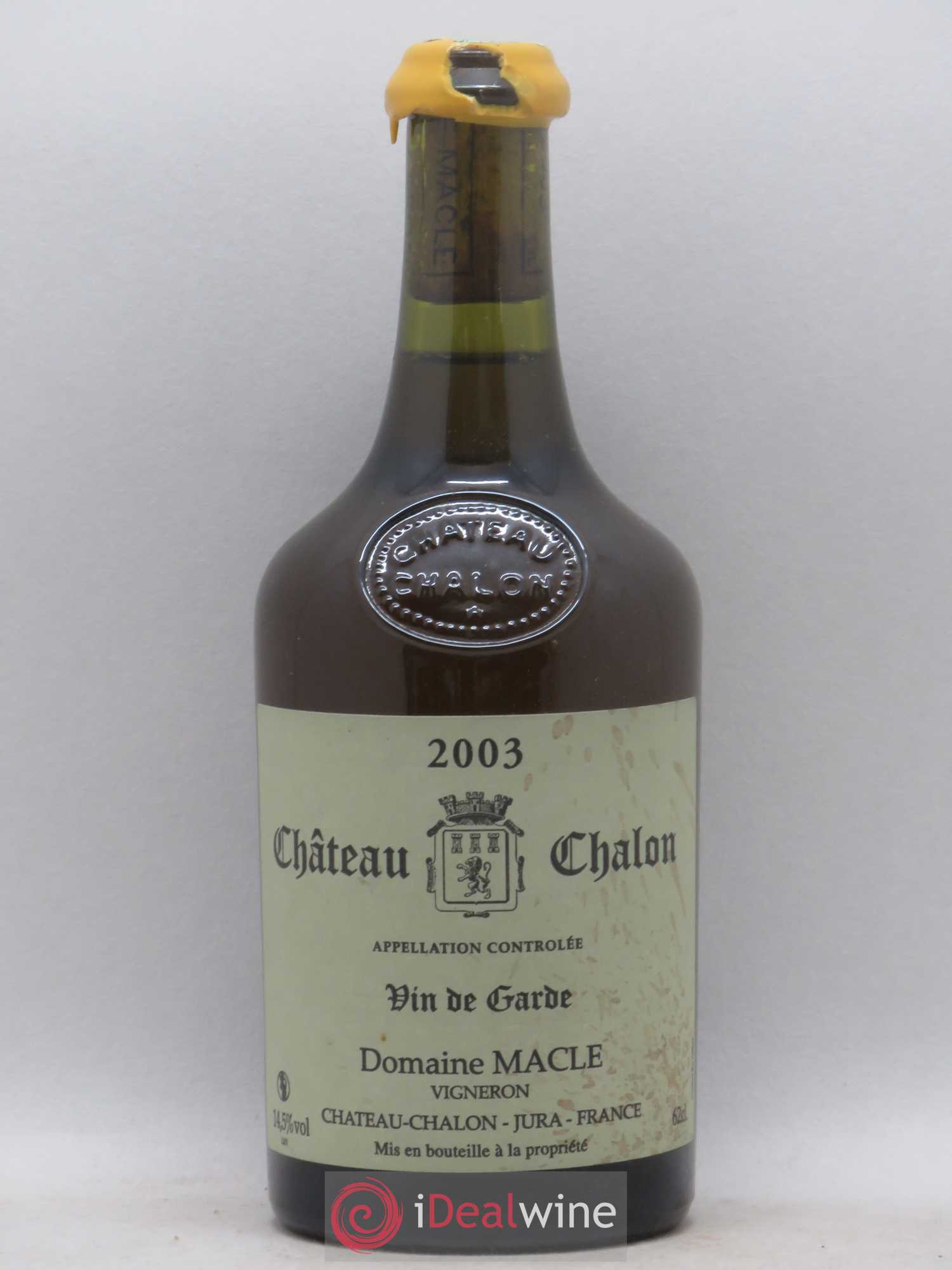 Château-Chalon Jean Macle 2003 - Lot de 1 bouteille - 0