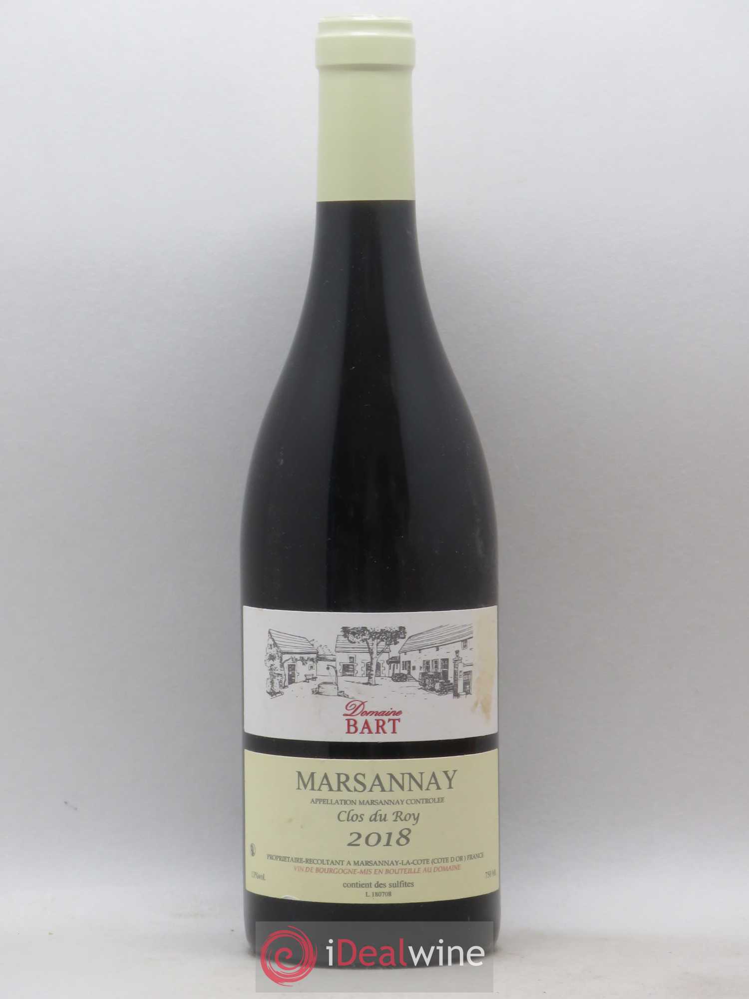 Marsannay Clos Du Roy Domaine Bart 2018 - Lot de 1 bouteille - 0