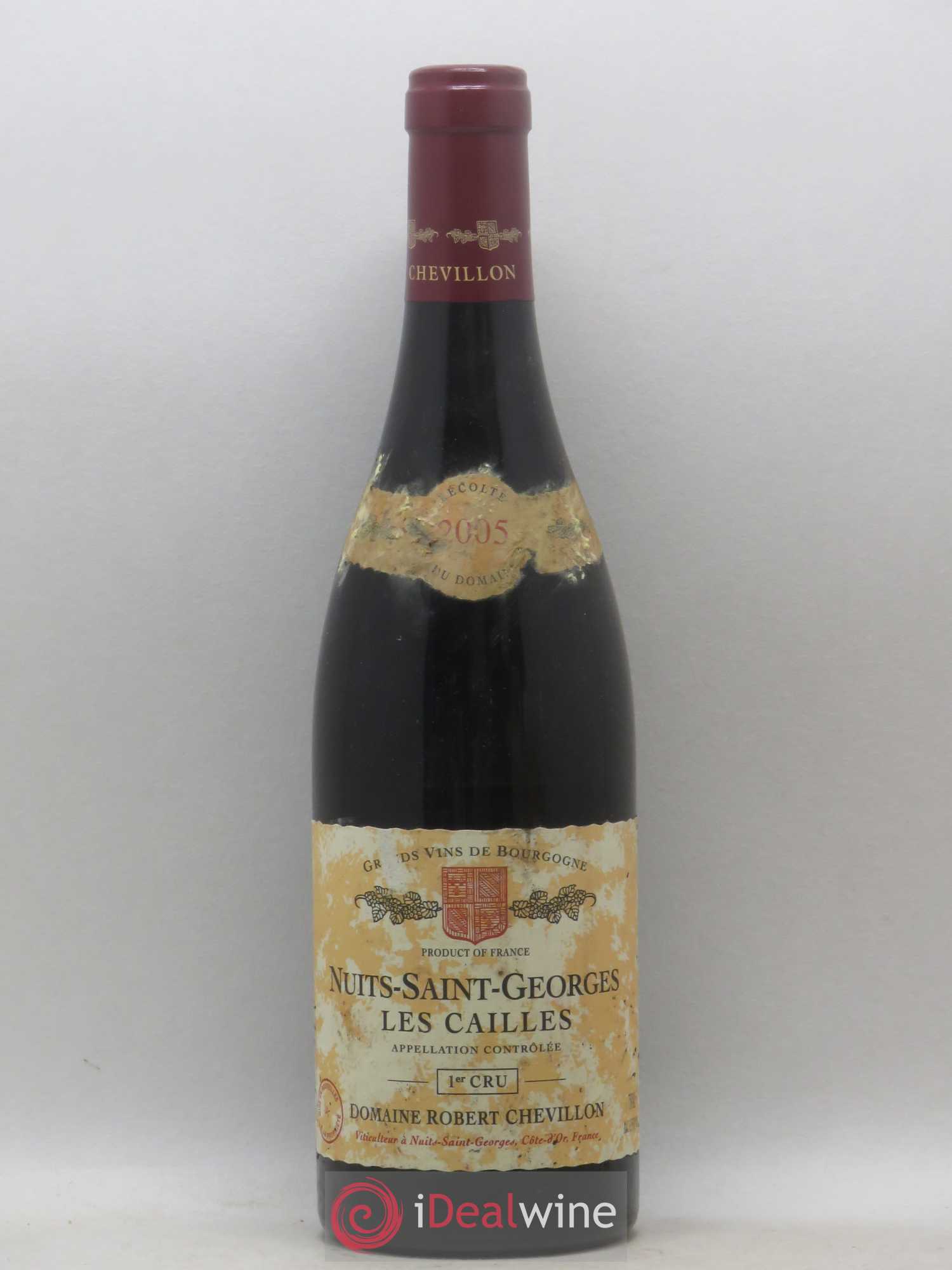 Nuits-Saint-Georges 1er Cru Les Cailles Robert Chevillon 2005 - Lot de 1 bouteille - 0