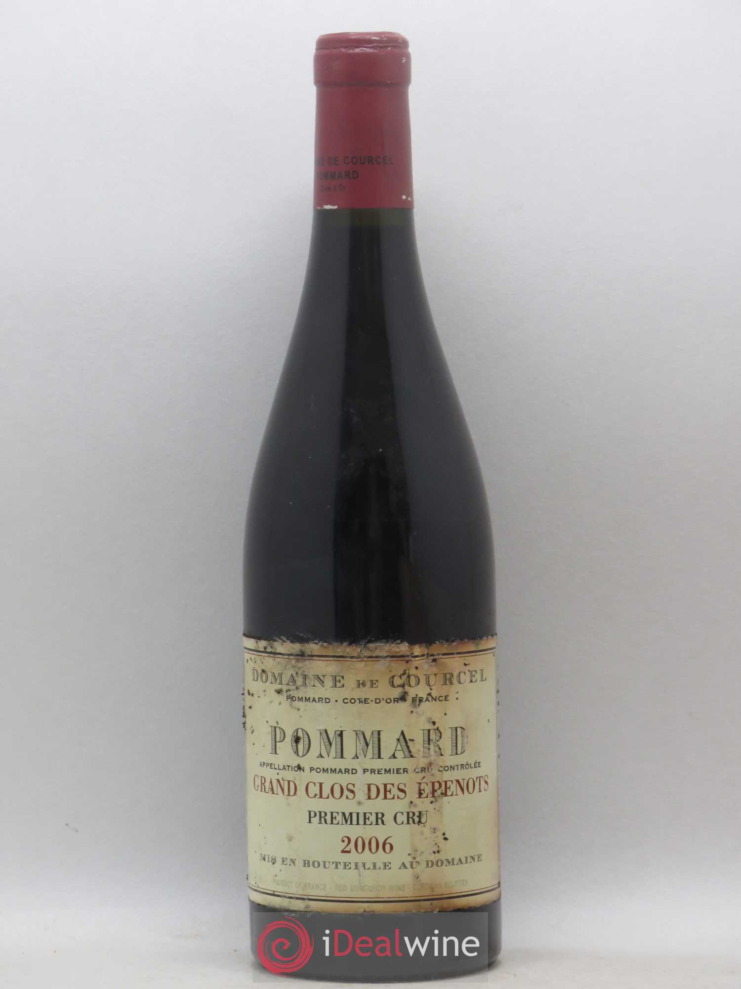Pommard 1er Cru Grand Clos des Epenots de Courcel (Domaine) 2006 - Lot de 1 bouteille - 0