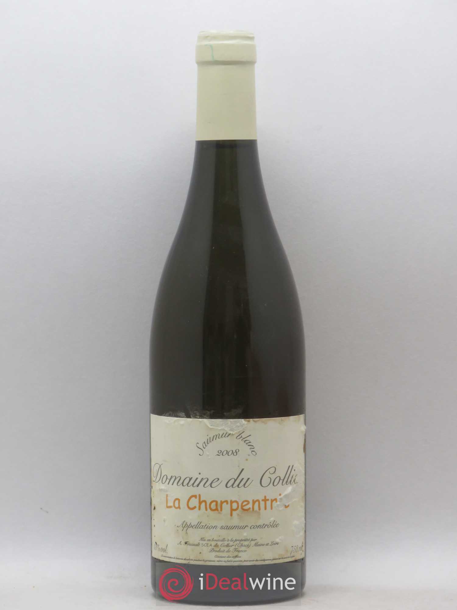Saumur La Charpentrie Domaine du Collier 2008 - Lot de 1 bouteille - 0