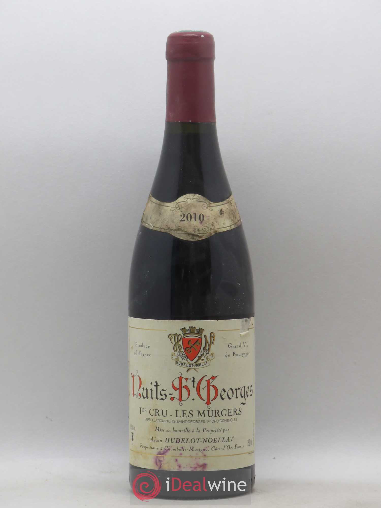 Nuits-Saint-Georges 1er Cru Les Murgers Hudelot-Noëllat 2010 - Lot de 1 bouteille - 0