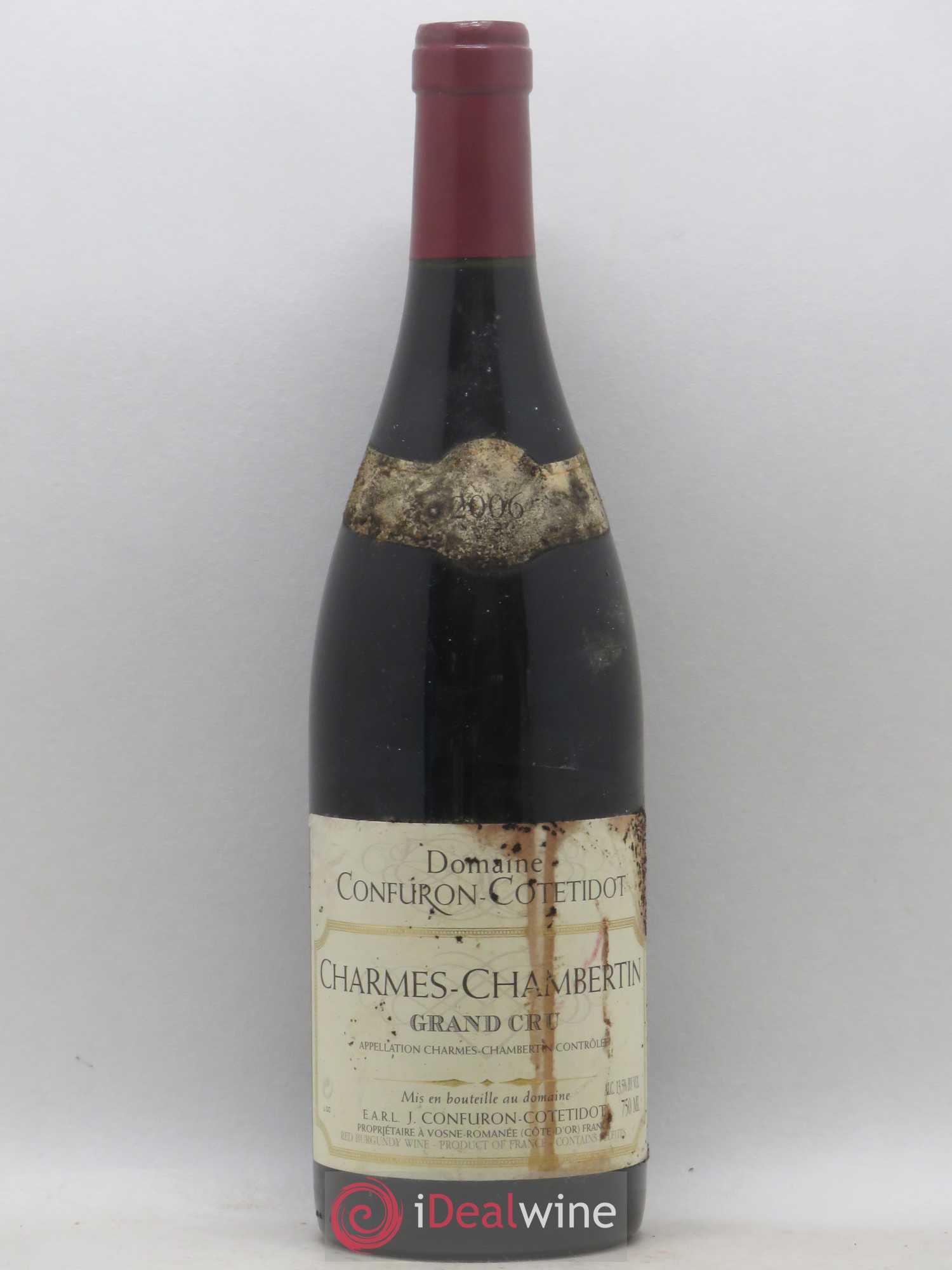 Charmes-Chambertin Grand Cru Confuron-Cotetidot 2006 - Lot de 1 bouteille - 0