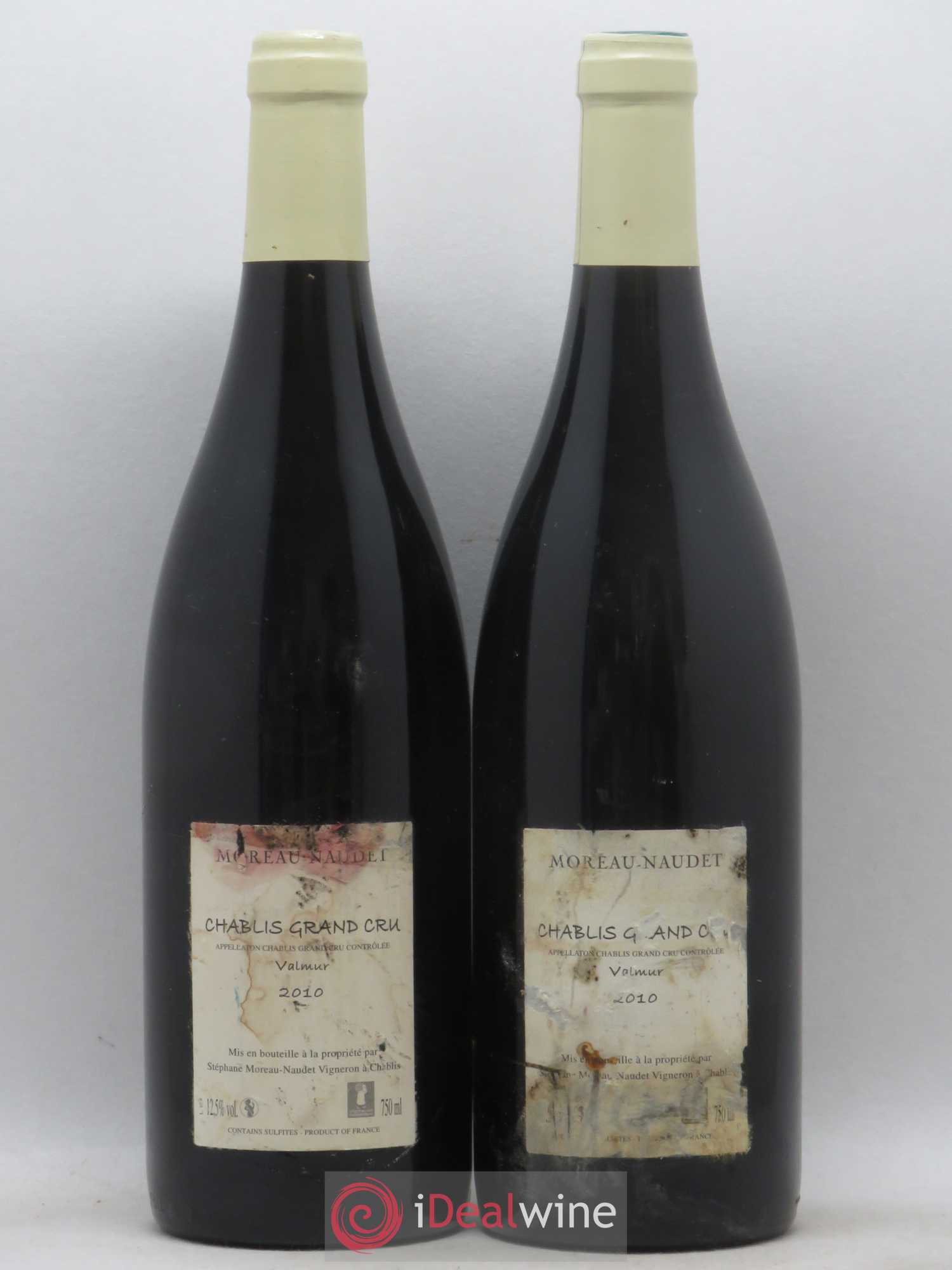 Chablis Grand Cru Valmur Domaine Moreau-Naudet 2010 - Lot de 2 bouteilles - 1