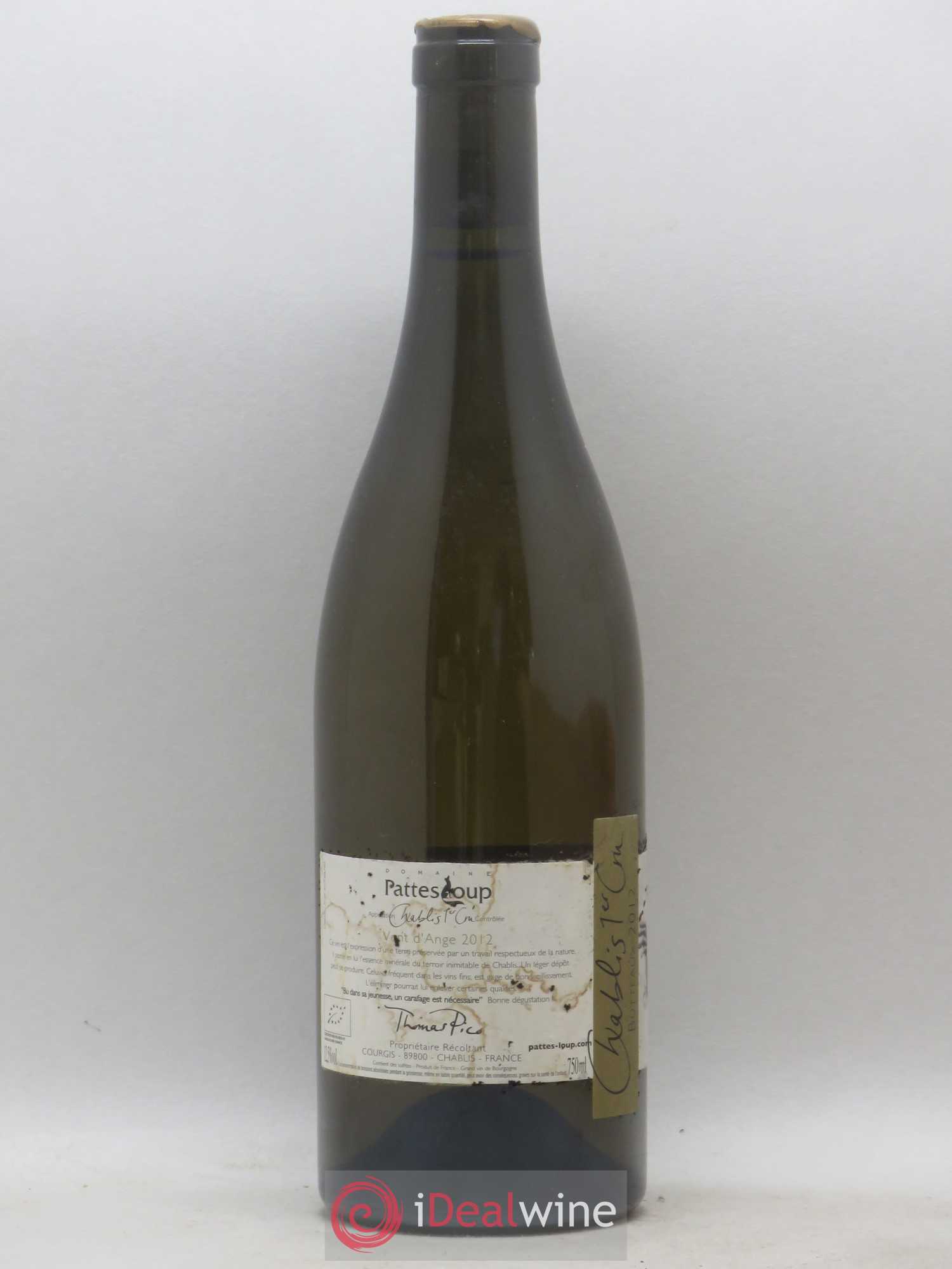Chablis 1er Cru Butteaux Pattes Loup (Domaine) 2012 - Lot de 1 bouteille - 1