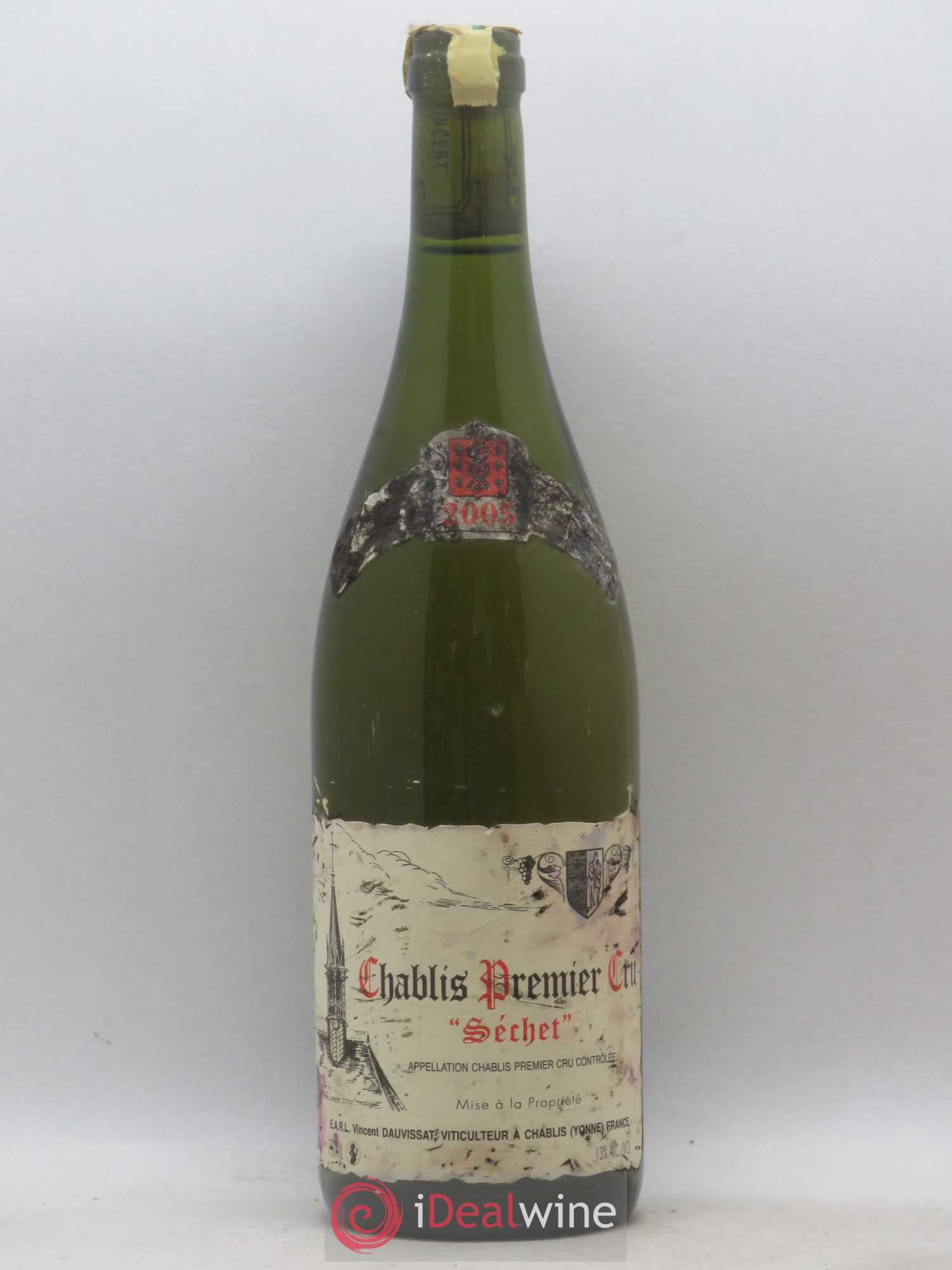 Chablis 1er Cru Séchet Vincent Dauvissat (Domaine) 2005 - Lot de 1 bouteille - 0
