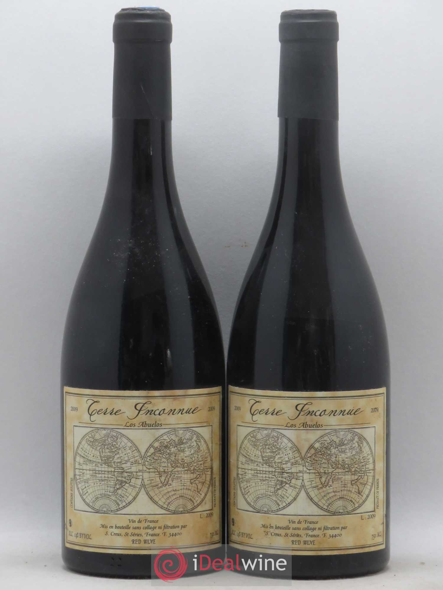 Vin de Table de France Los Abuelos Terre Inconnue 2009 - Lot de 2 bouteilles - 0