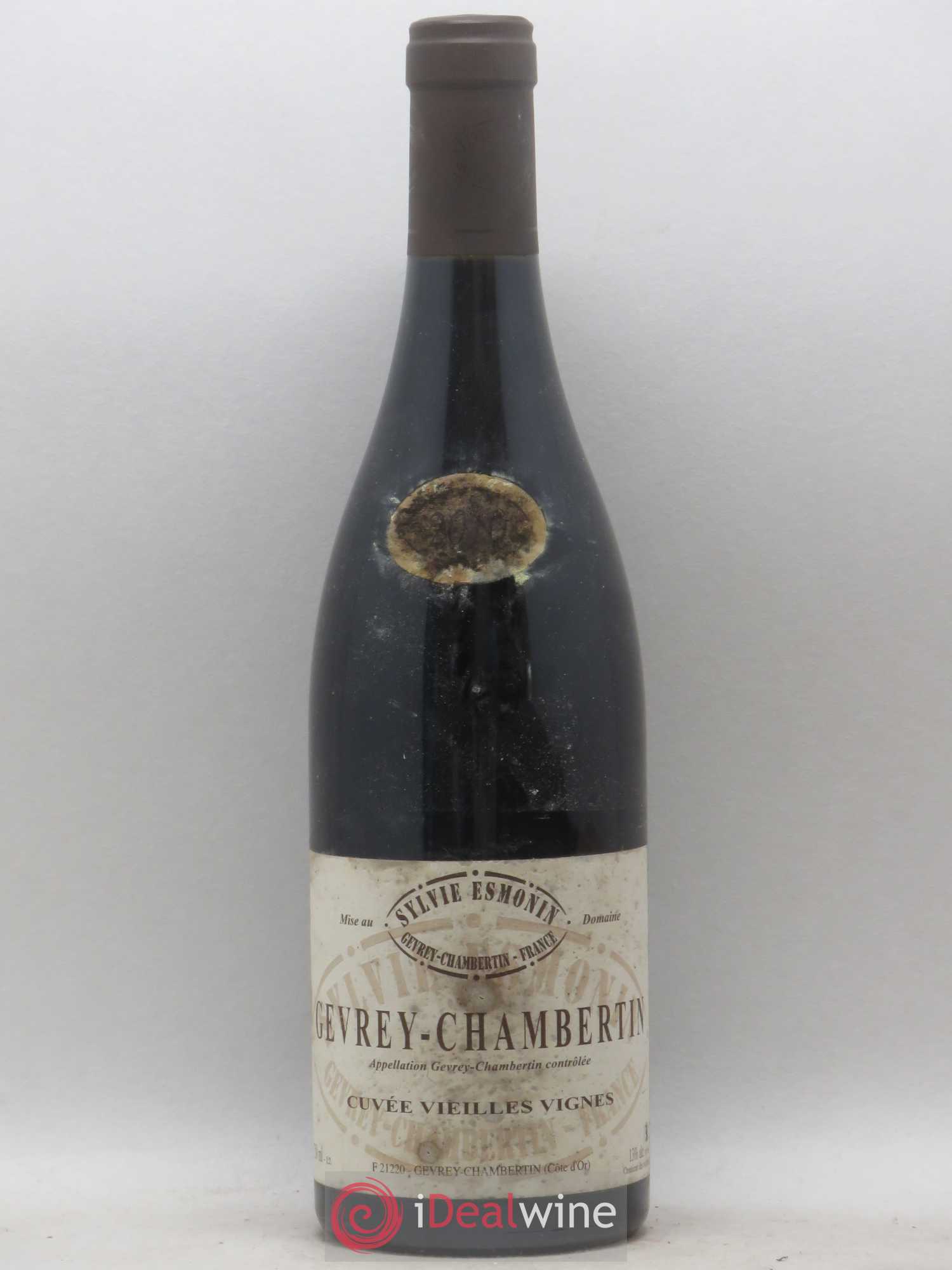 Gevrey-Chambertin Vieilles Vignes Sylvie Esmonin 2010 - Lot de 1 bouteille - 0