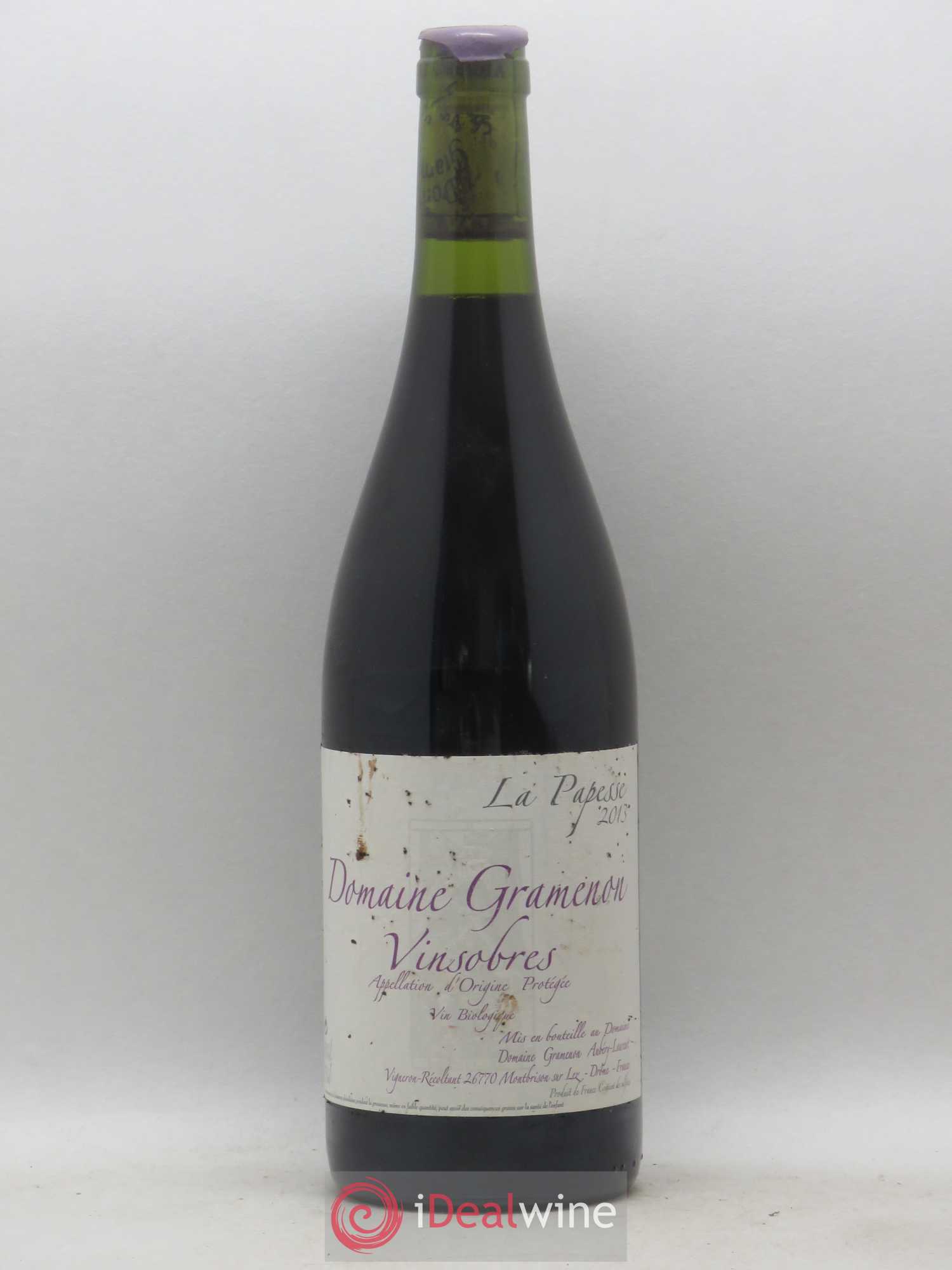 Vinsobres La Papesse Gramenon (Domaine) 2013 - Lot de 1 bouteille - 0