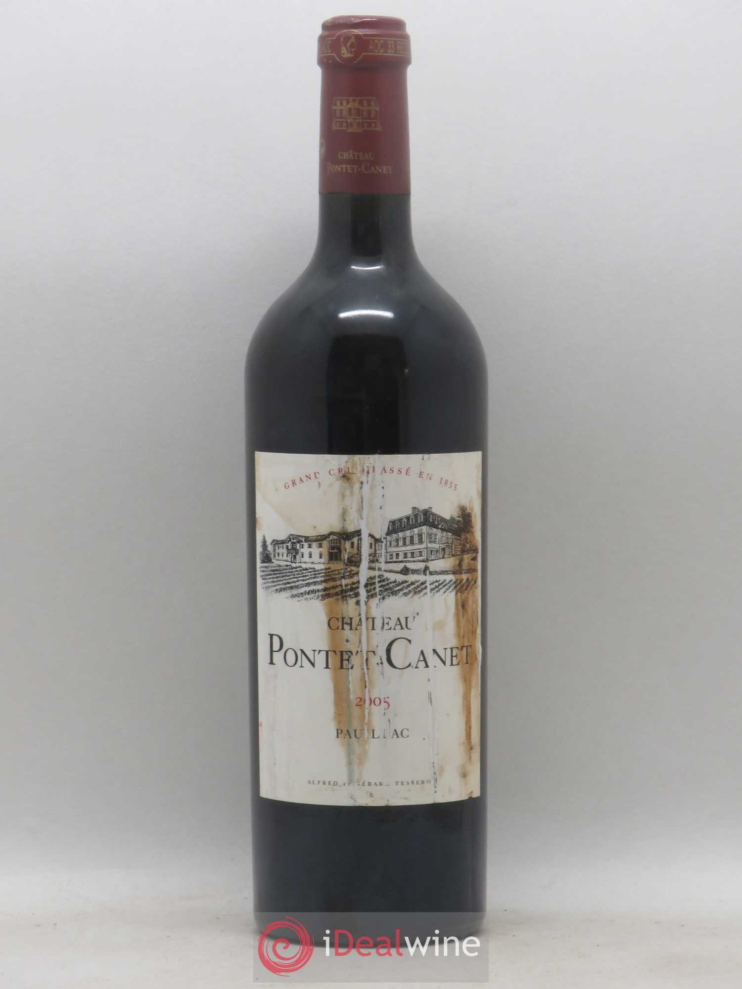 Château Pontet Canet 5ème Grand Cru Classé 2005 - Lot de 1 bouteille - 0