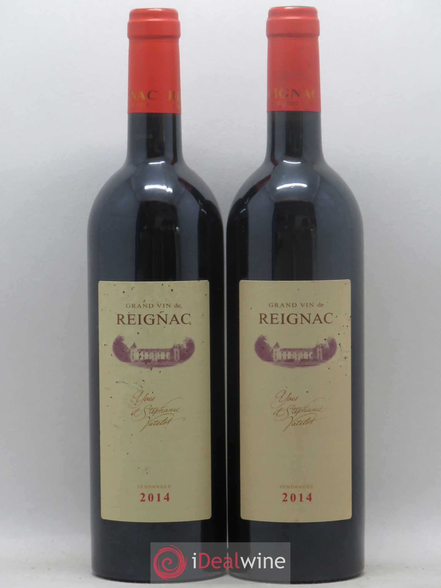 Grand vin de Reignac 2014 - Lot de 2 bouteilles - 0