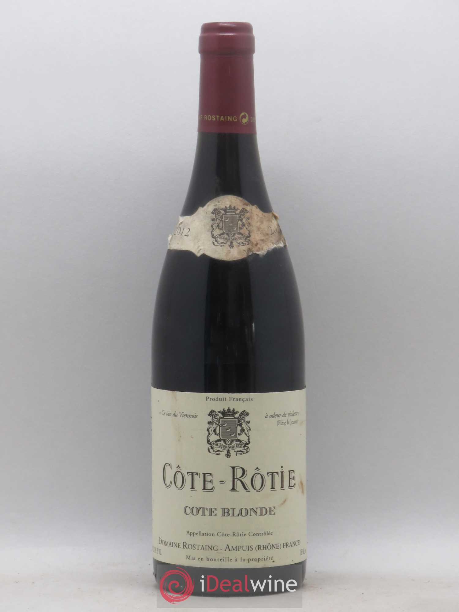 Côte-Rôtie Côte Blonde René Rostaing 2012 - Posten von 1 Flasche - 0