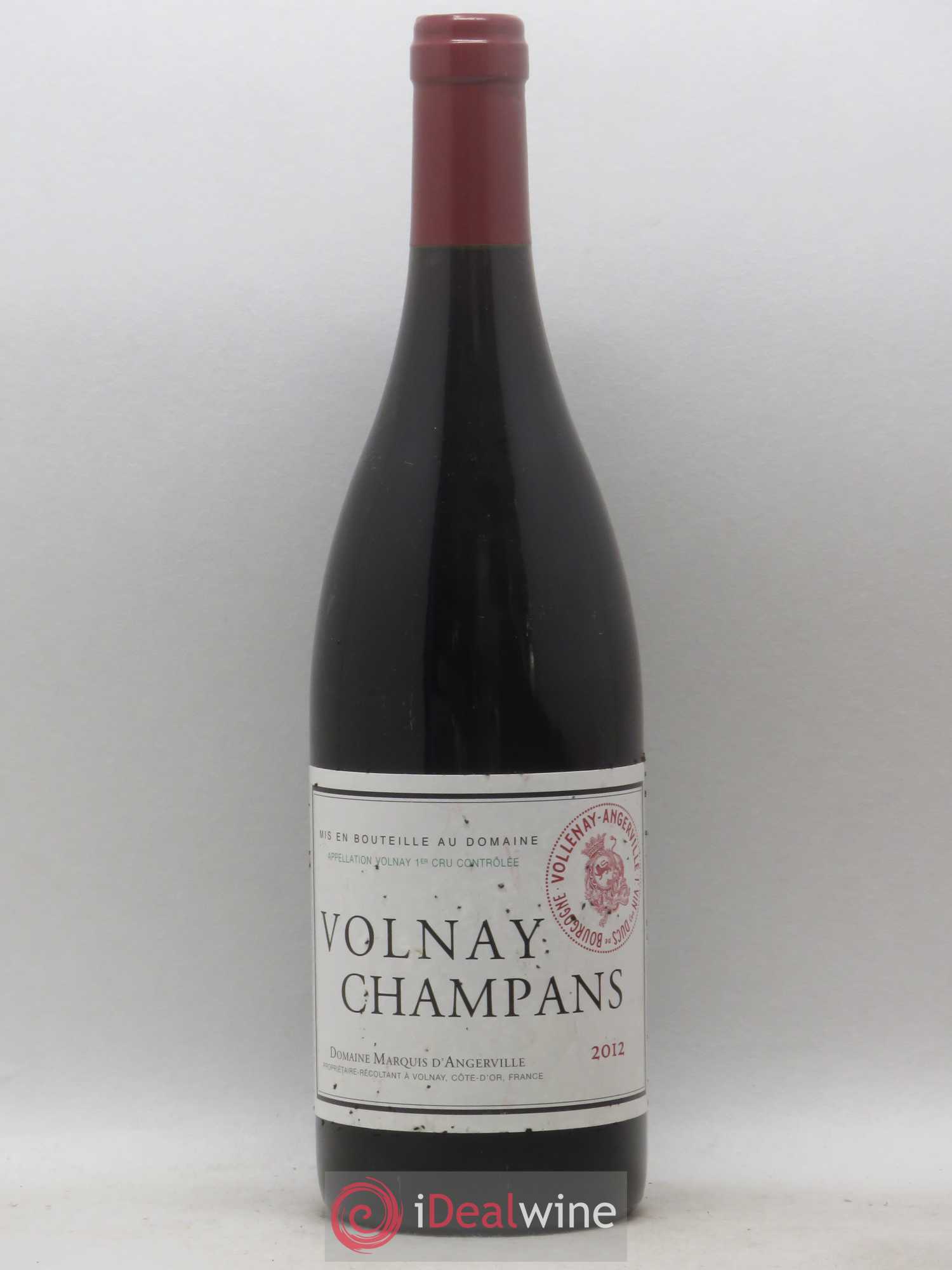 Volnay 1er Cru Champans Marquis d'Angerville (Domaine) 2012 - Lot de 1 bouteille - 0