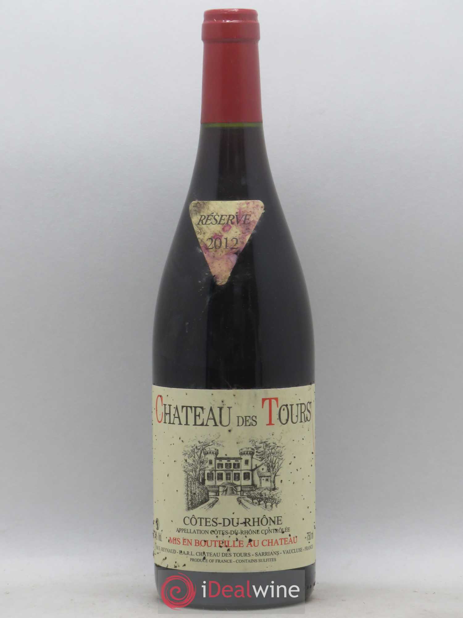 Côtes-du-Rhône Château des Tours Emmanuel Reynaud 2012 - Lot de 1 bouteille - 0