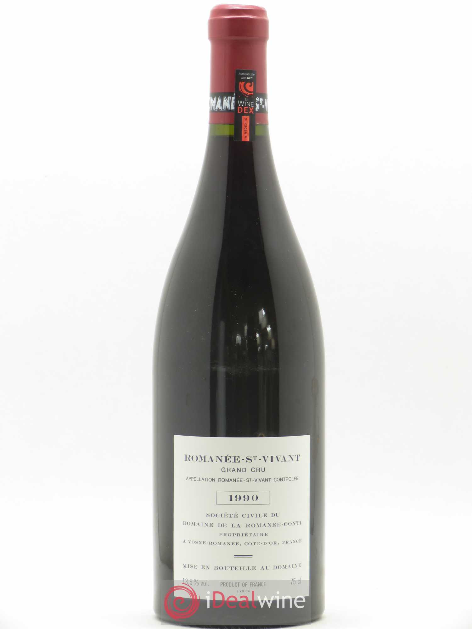 Romanée-Saint-Vivant Grand Cru Domaine de la Romanée-Conti 1990 - Lot de 1 bouteille - 1