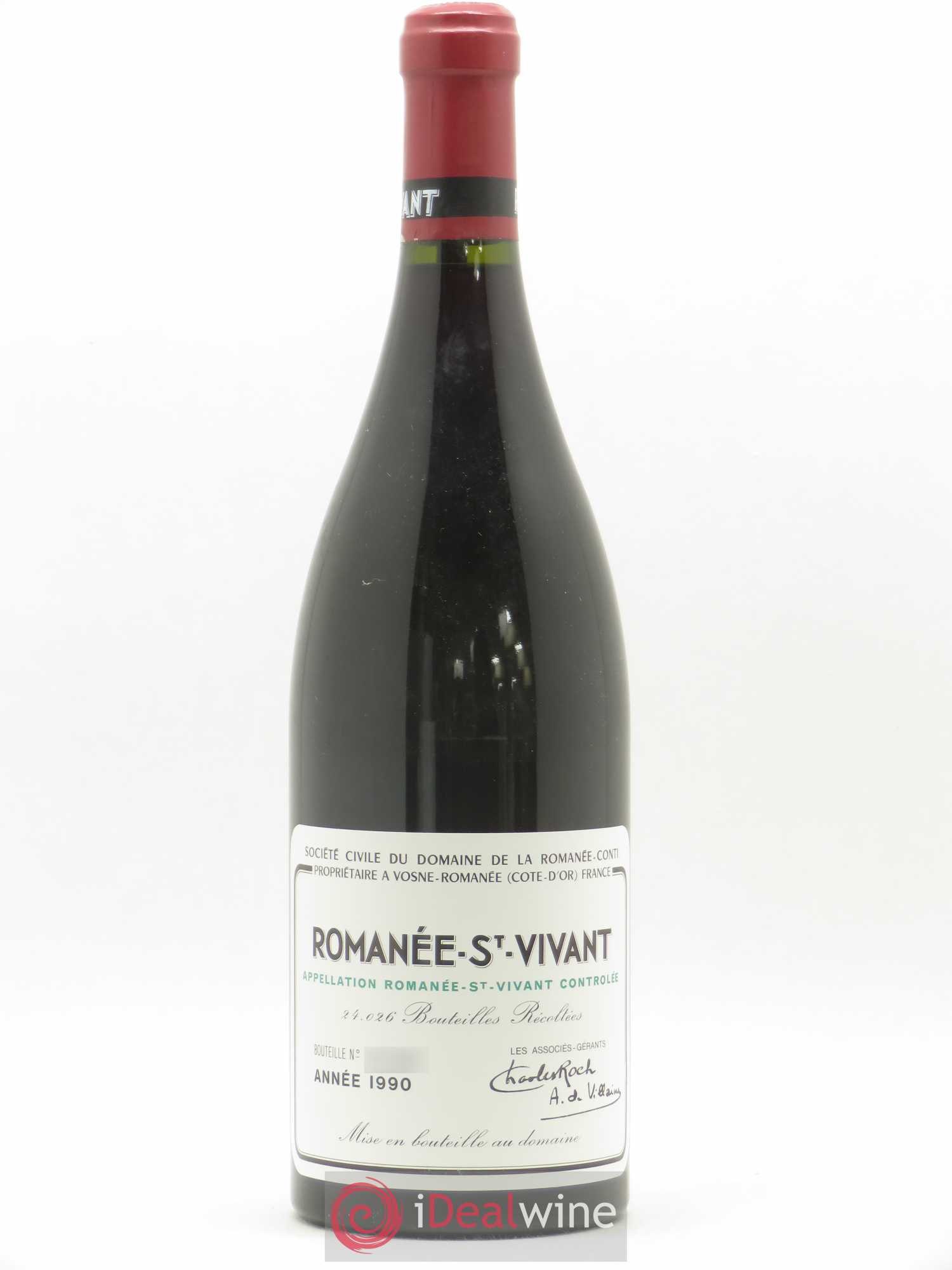 Romanée-Saint-Vivant Grand Cru Domaine de la Romanée-Conti 1990 - Lot de 1 bouteille - 0