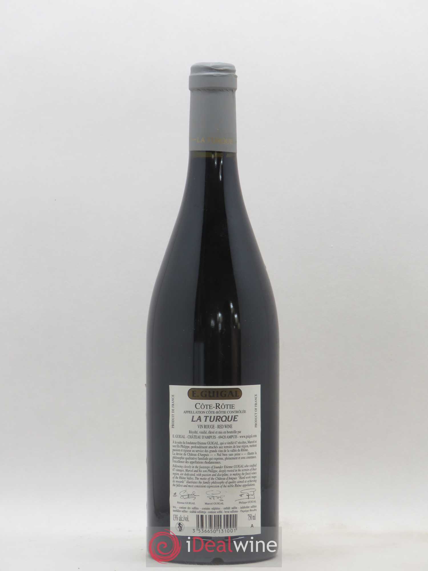 Côte-Rôtie La Turque Guigal 2007 - Lot de 1 bouteille - 1