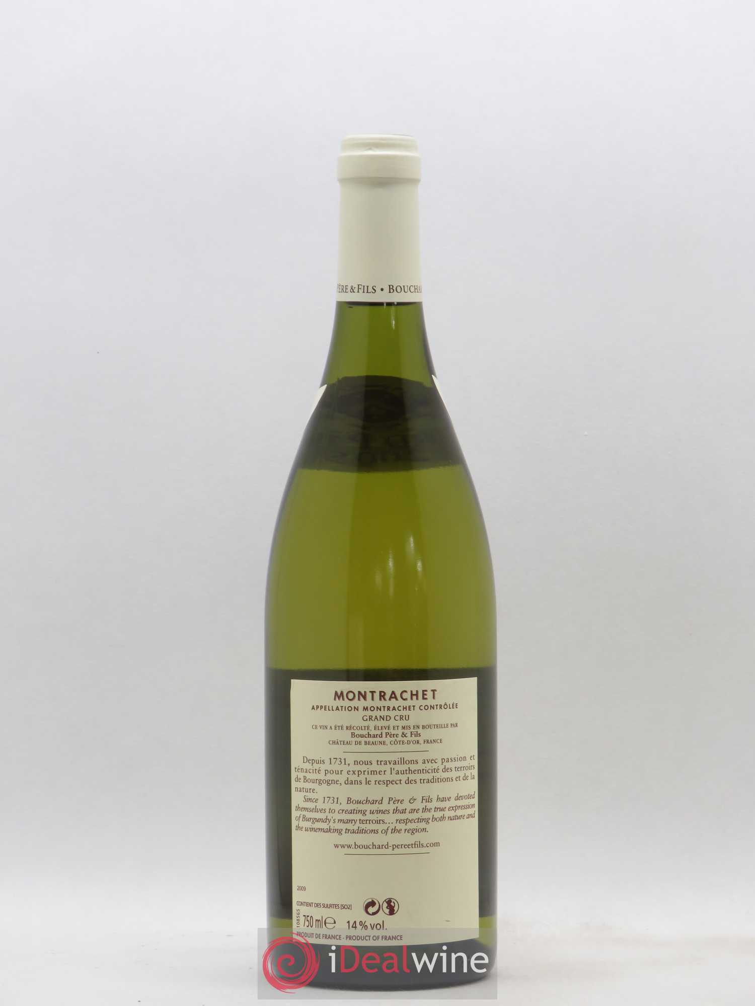 Montrachet Grand Cru Bouchard Père & Fils 2009 - Lot de 1 bouteille - 1