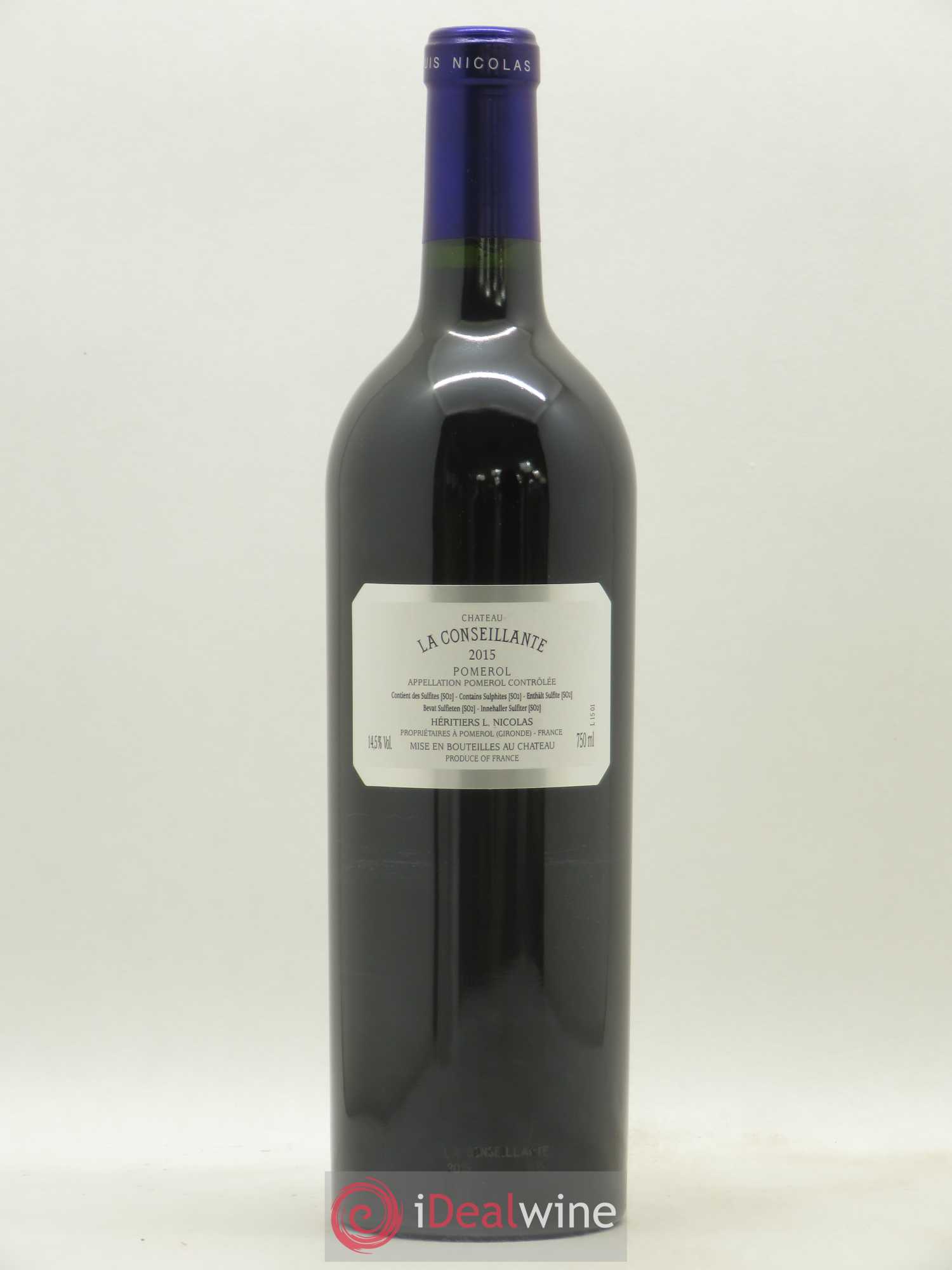 Château la Conseillante 2015 - Lot de 1 bouteille - 1