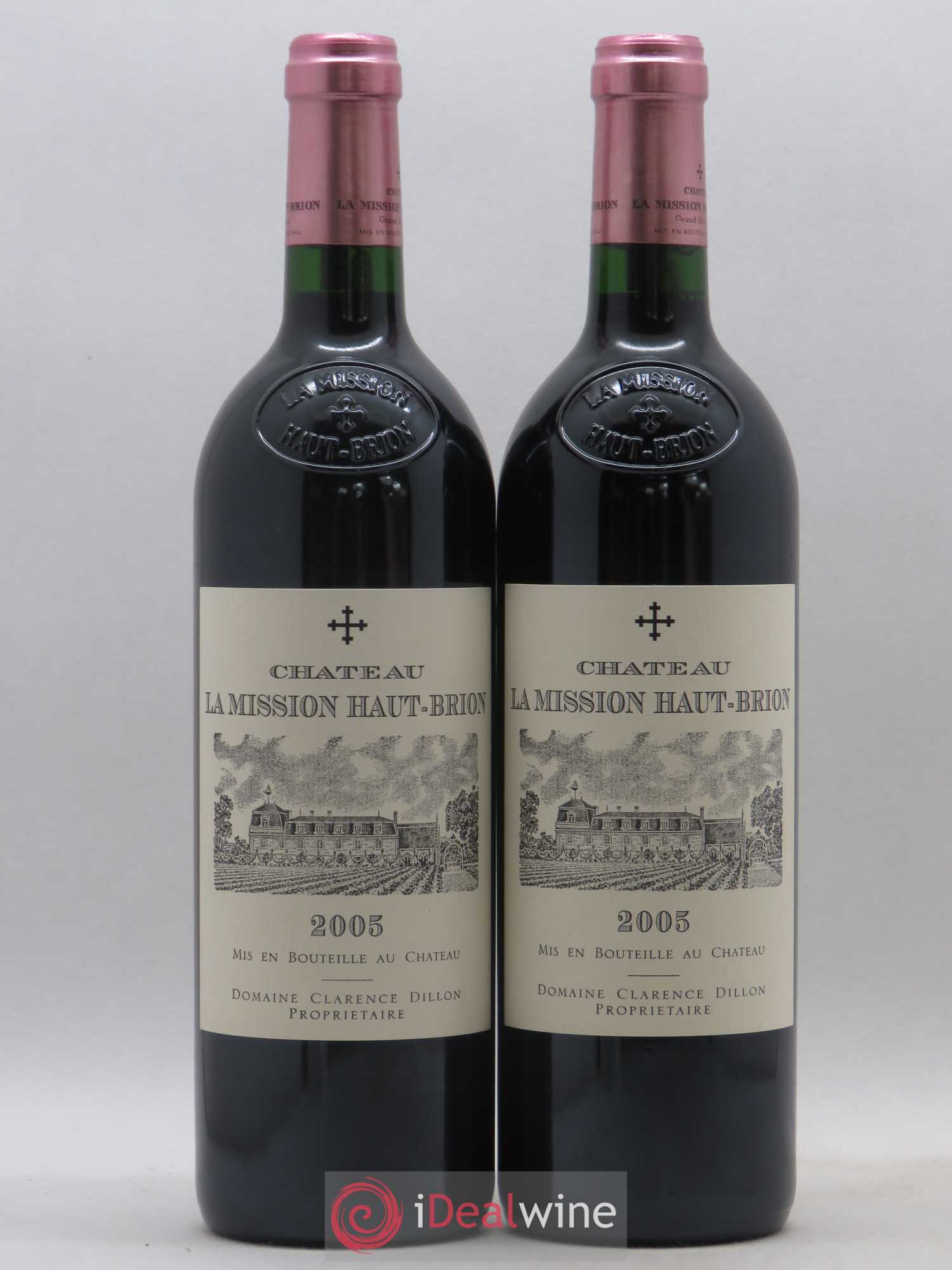 Château la Mission Haut-Brion Cru Classé de Graves 2005 - Lot de 2 bouteilles - 0