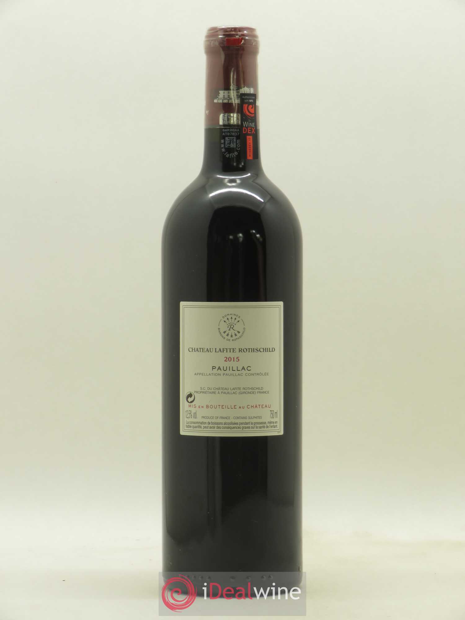Château Lafite Rothschild 1er Grand Cru Classé 2015 - Lot de 1 bouteille - 1