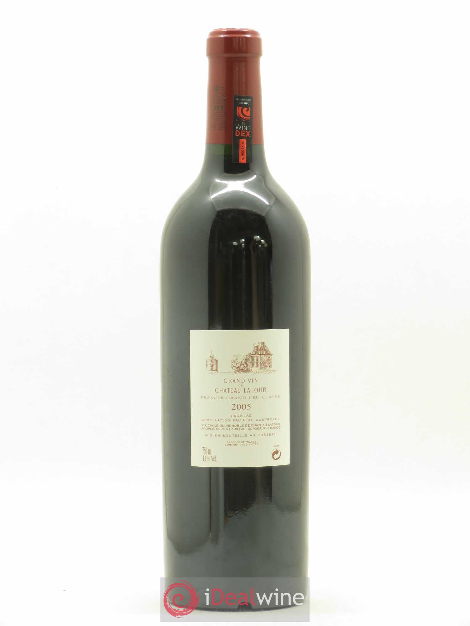 Château Latour 1er Grand Cru Classé 2005 - Lot de 1 bouteille - 1