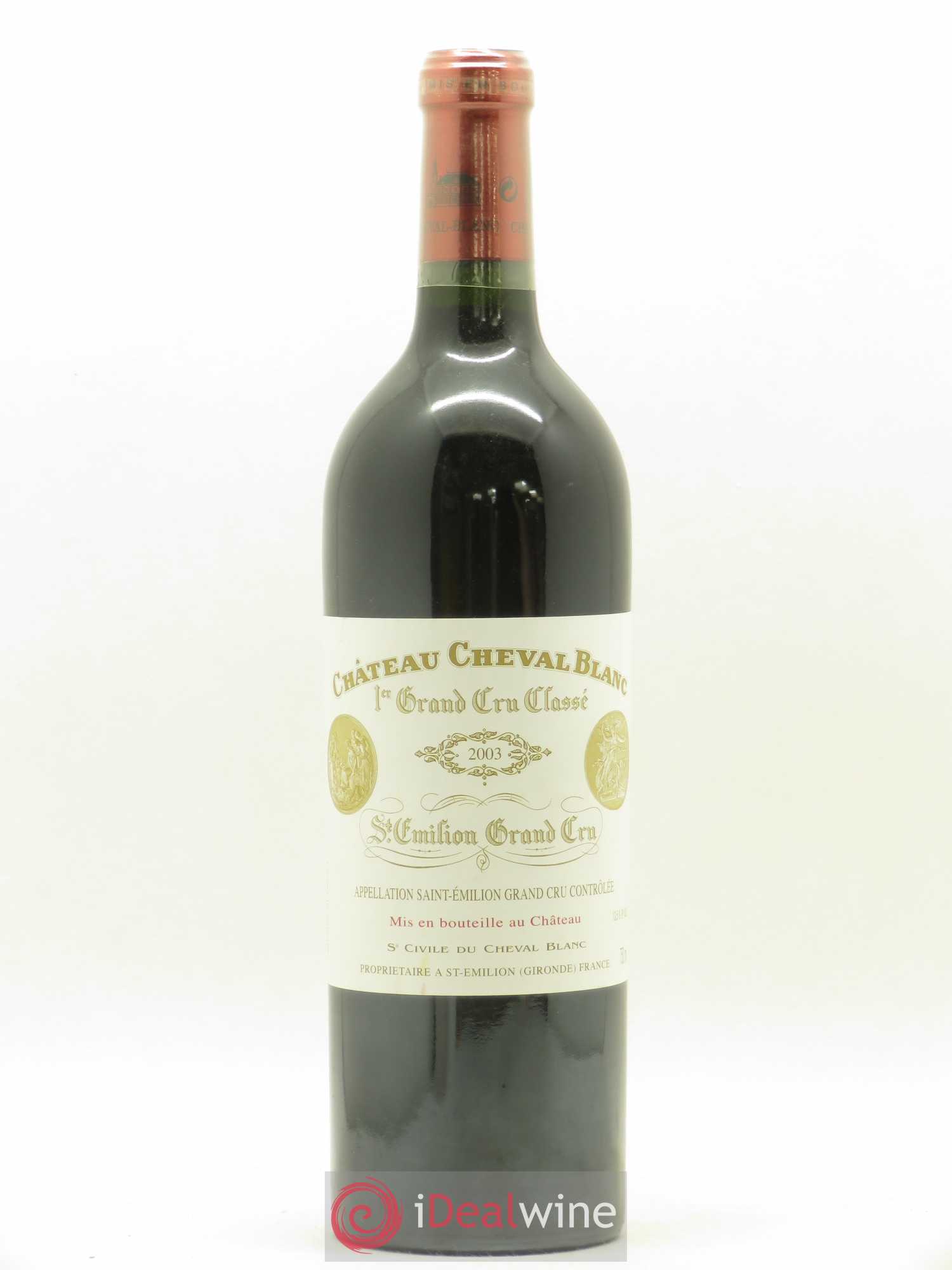 Château Cheval Blanc 1er Grand Cru Classé A 2003 - Lot de 1 bouteille - 0