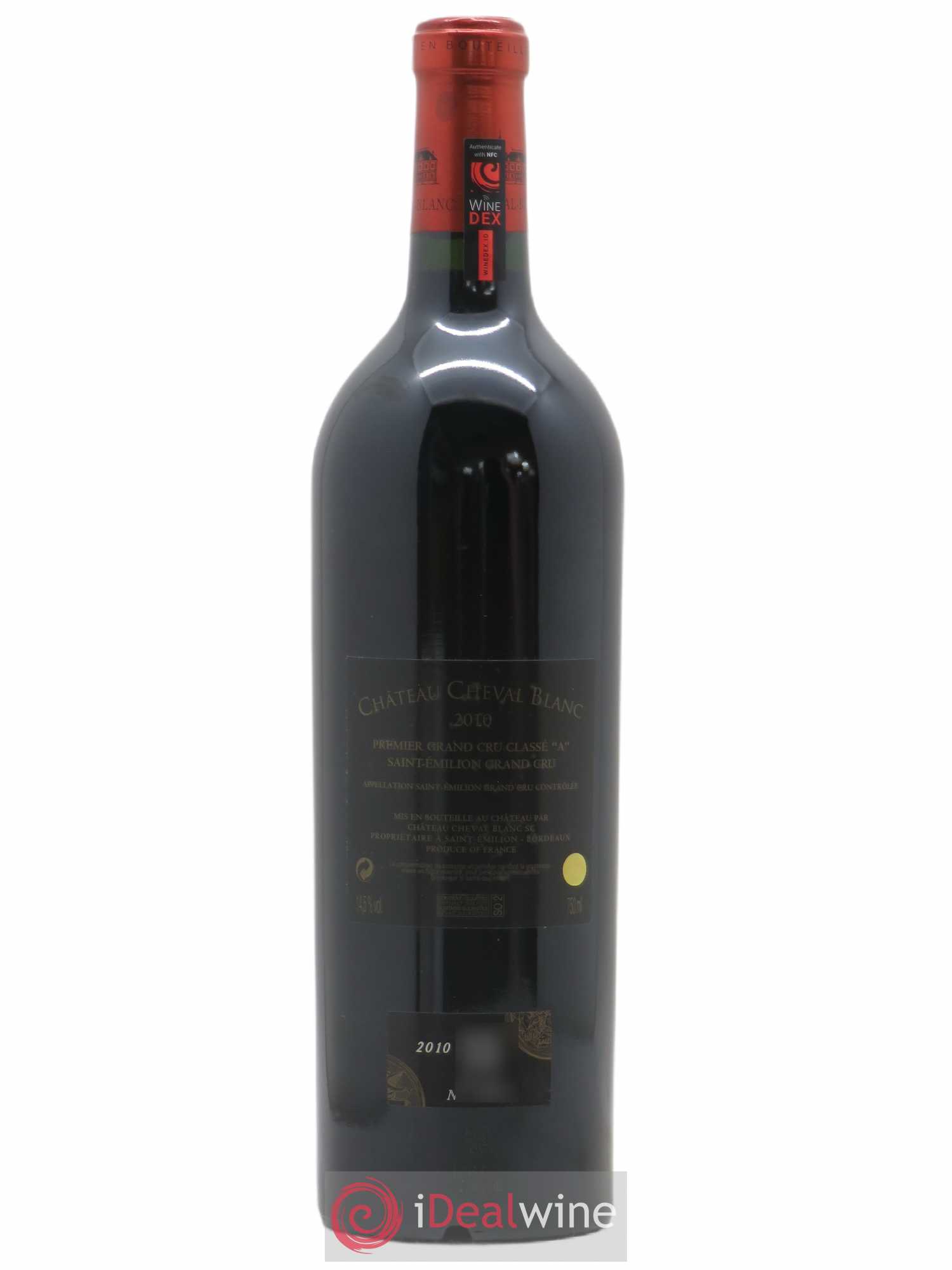 Château Cheval Blanc 1er Grand Cru Classé A 2010 - Lot de 1 bouteille - 1