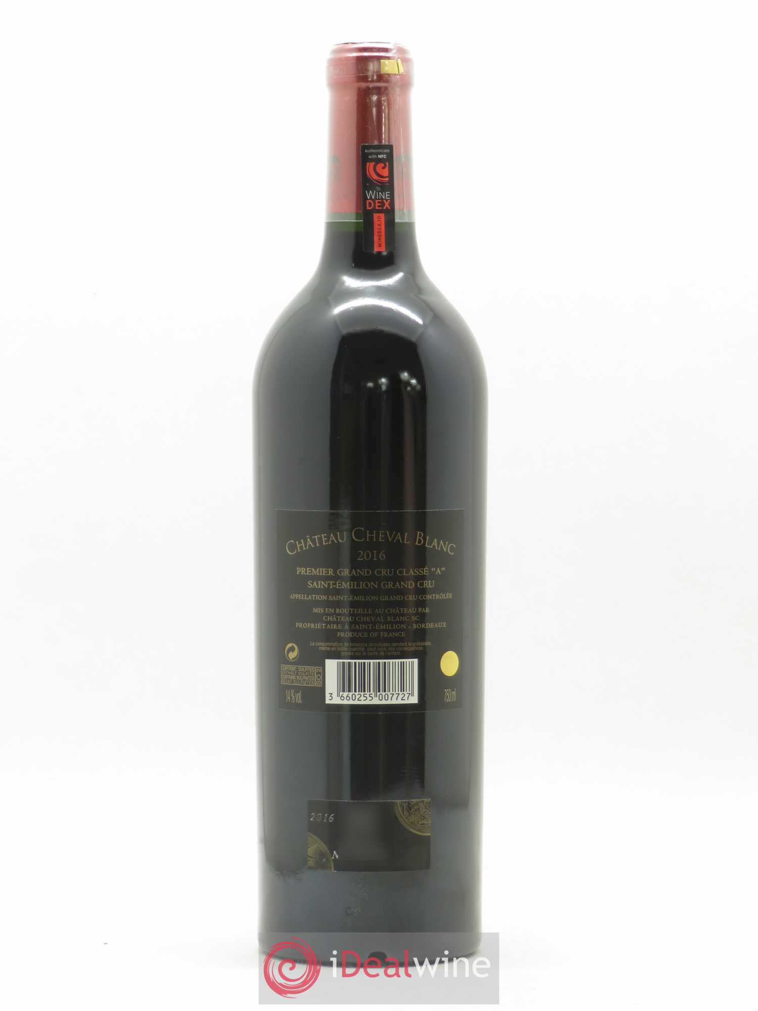Château Cheval Blanc 1er Grand Cru Classé A 2016 - Lot de 1 bouteille - 1