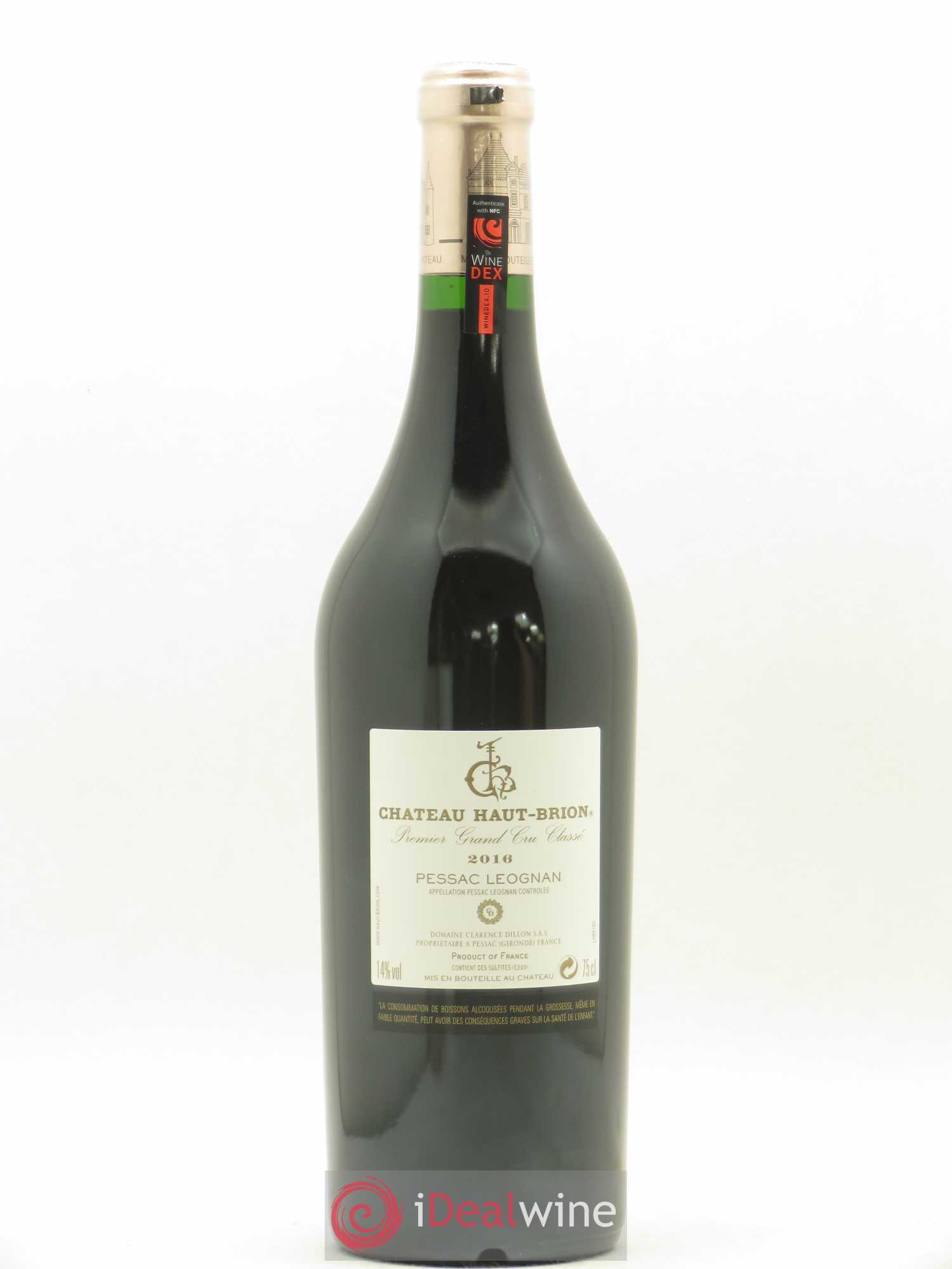 Château Haut Brion 1er Grand Cru Classé 2016 - Lot de 1 bouteille - 1