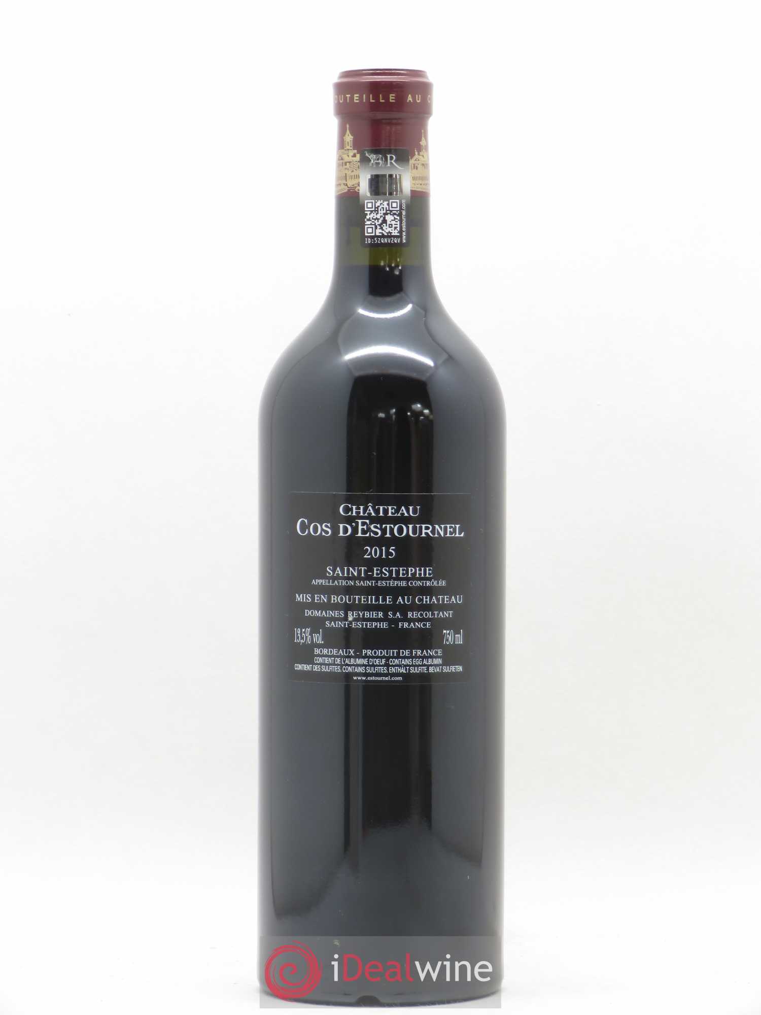 Cos d'Estournel 2ème Grand Cru Classé 2015 - Lot de 1 bouteille - 1